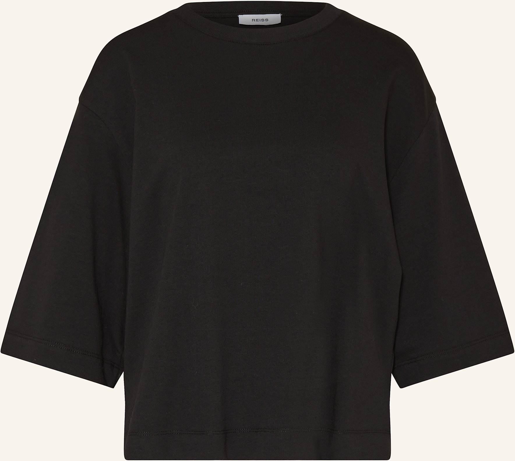 Reiss Oversized-Shirt Cassie schwarz