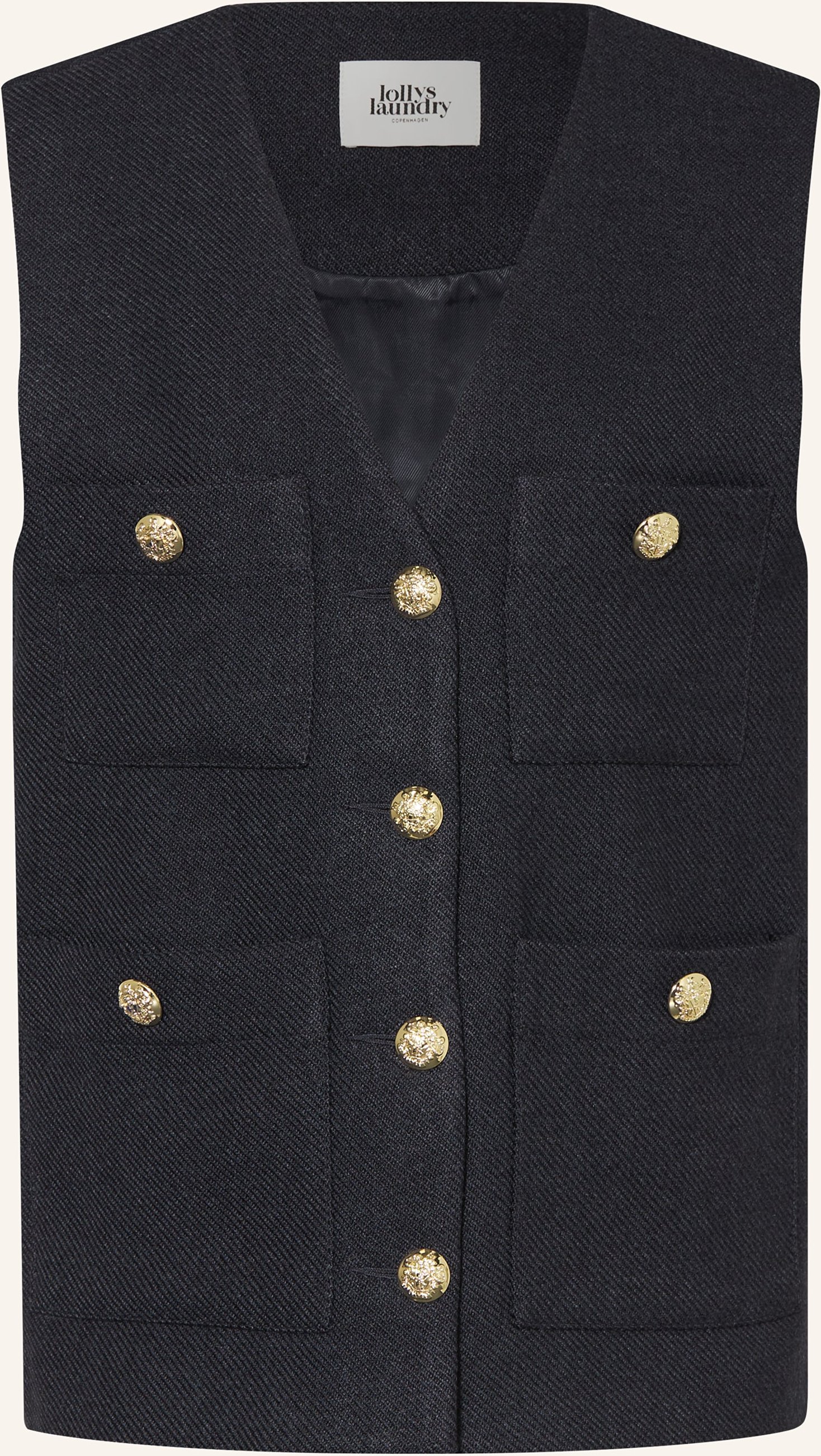 Lollys Laundry Weste Edel blau