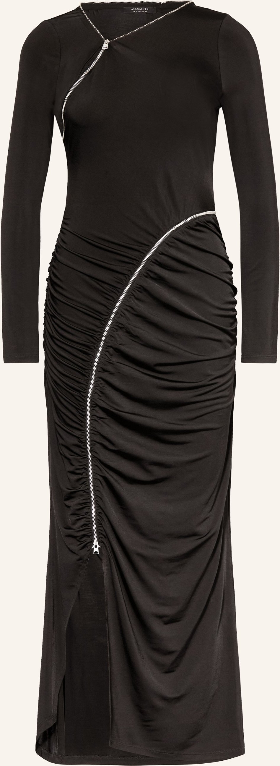 Allsaints Jerseykleid Elsie schwarz