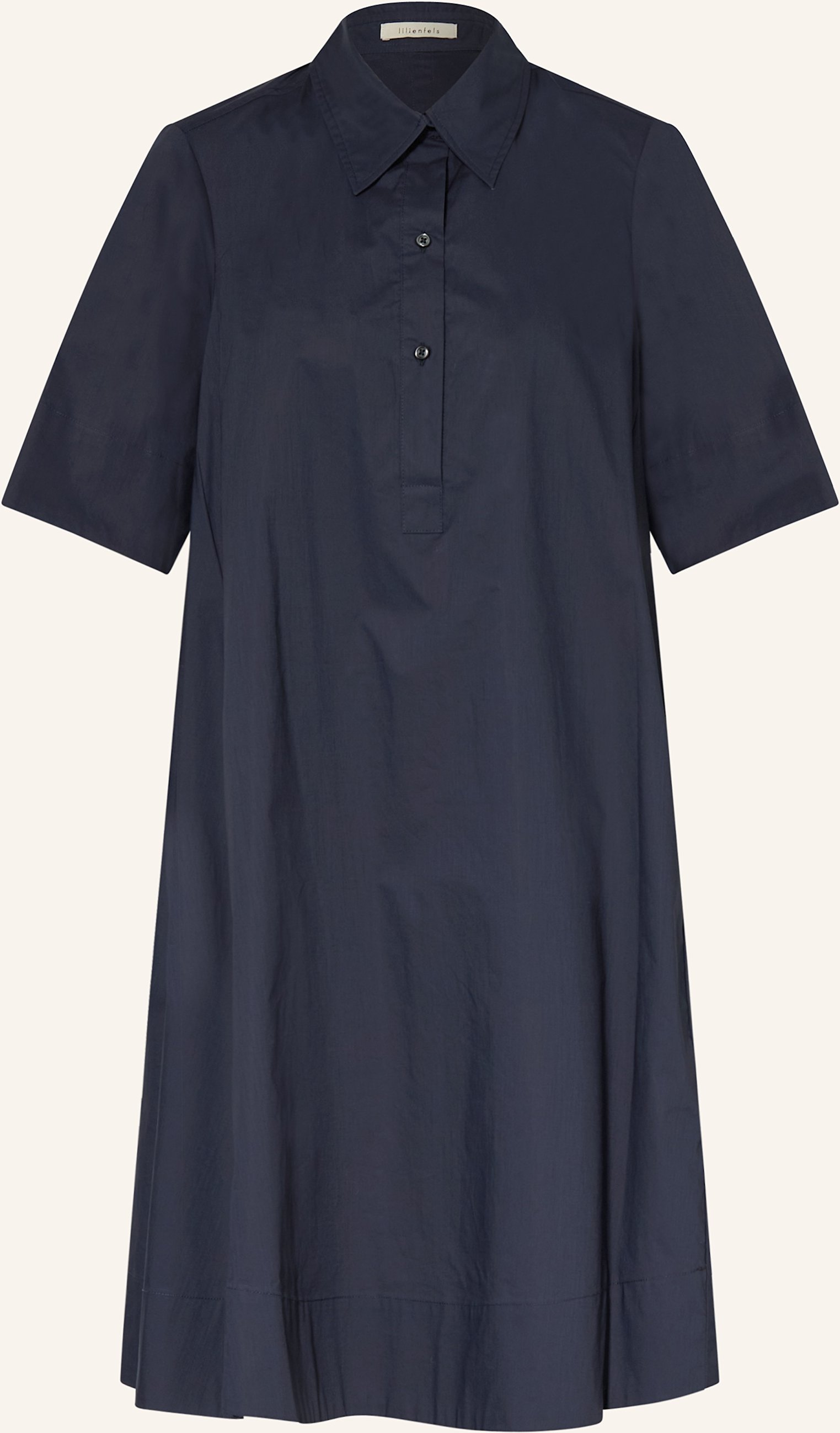 Lilienfels Hemdblusenkleid blau