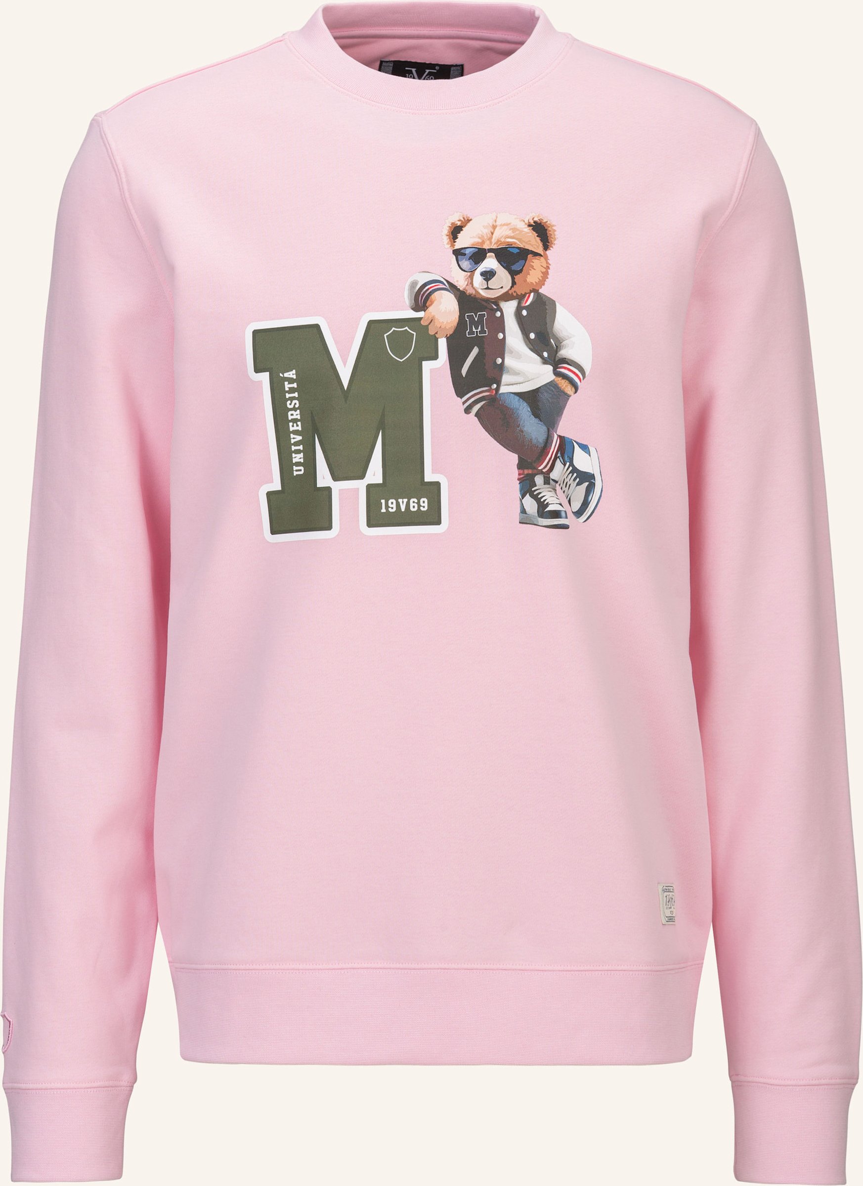 19V69 Italia Sweatshirt Nico College rosa