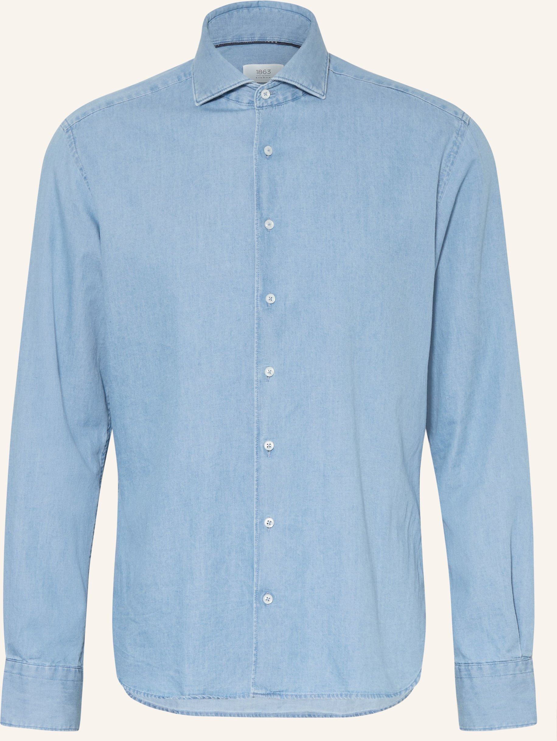 1863 By Eterna Jeanshemd Modern Fit blau
