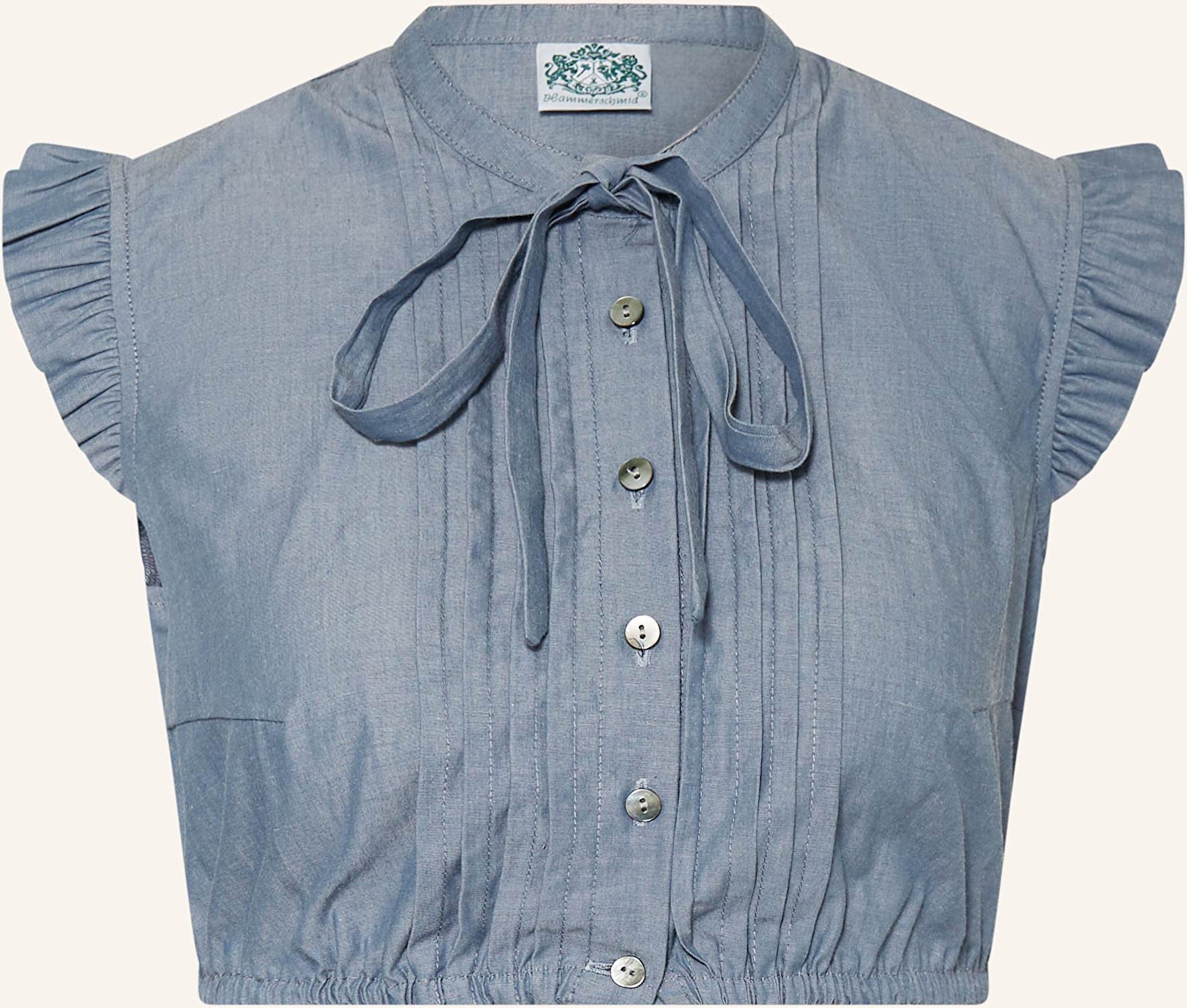 Thumbnail - Hammerschmid Dirndlbluse Antonia blau