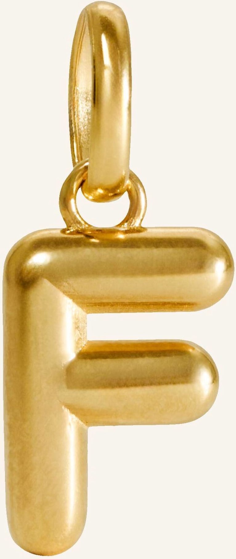Pompidou Anhänger Puffy Letter F By Glambou gold
