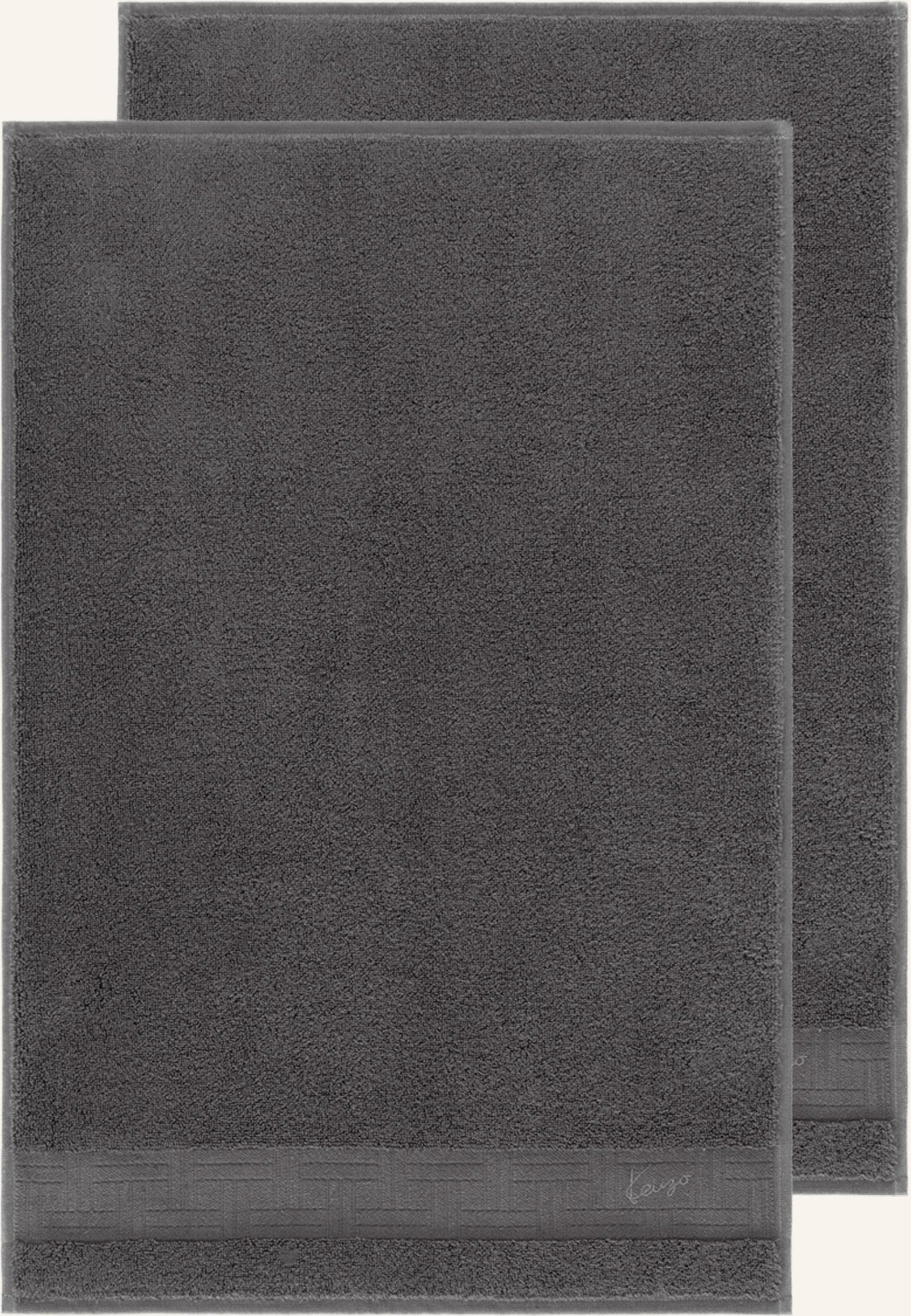 Kenzo Home Gästetuch 2er Set Kweave grau