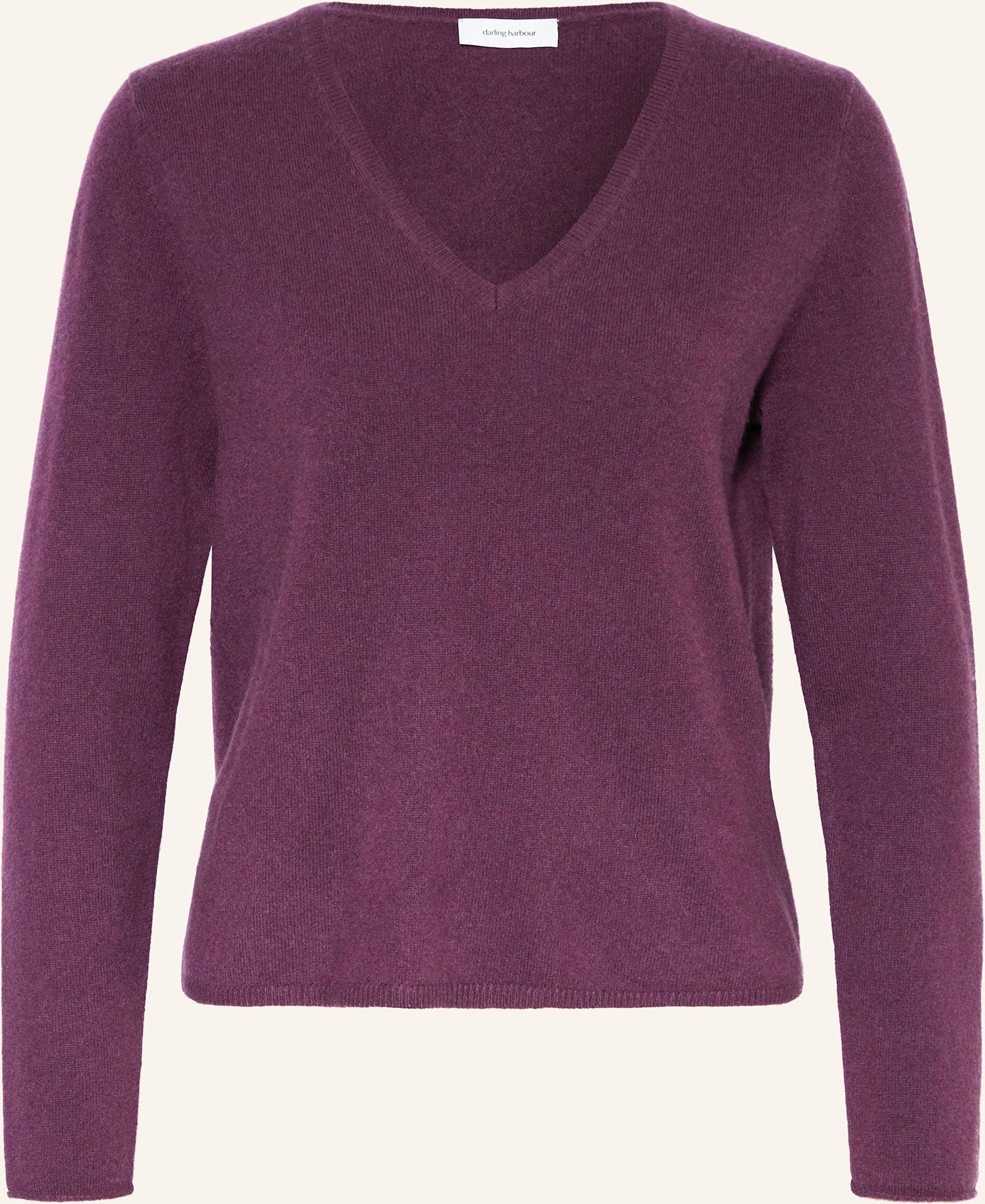 Darling Harbour Cashmere-Pullover lila