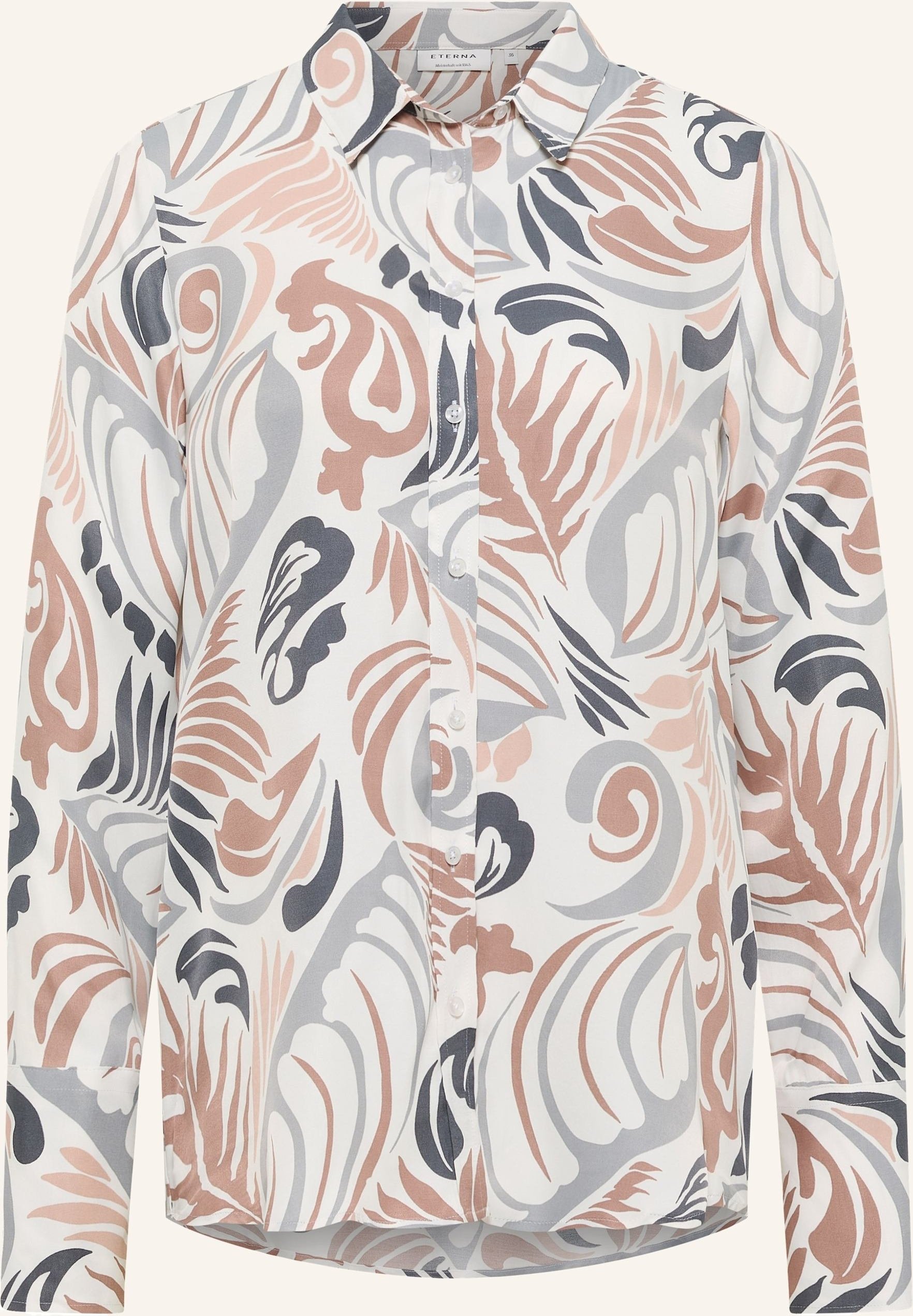 Eterna Hemdbluse silber