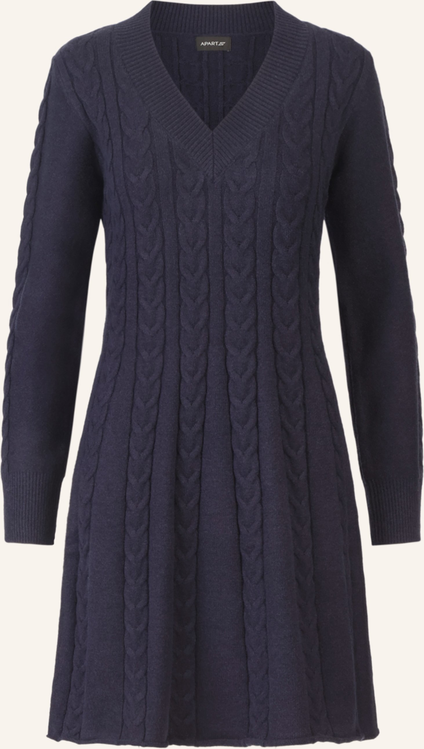 Apart Strickkleid blau