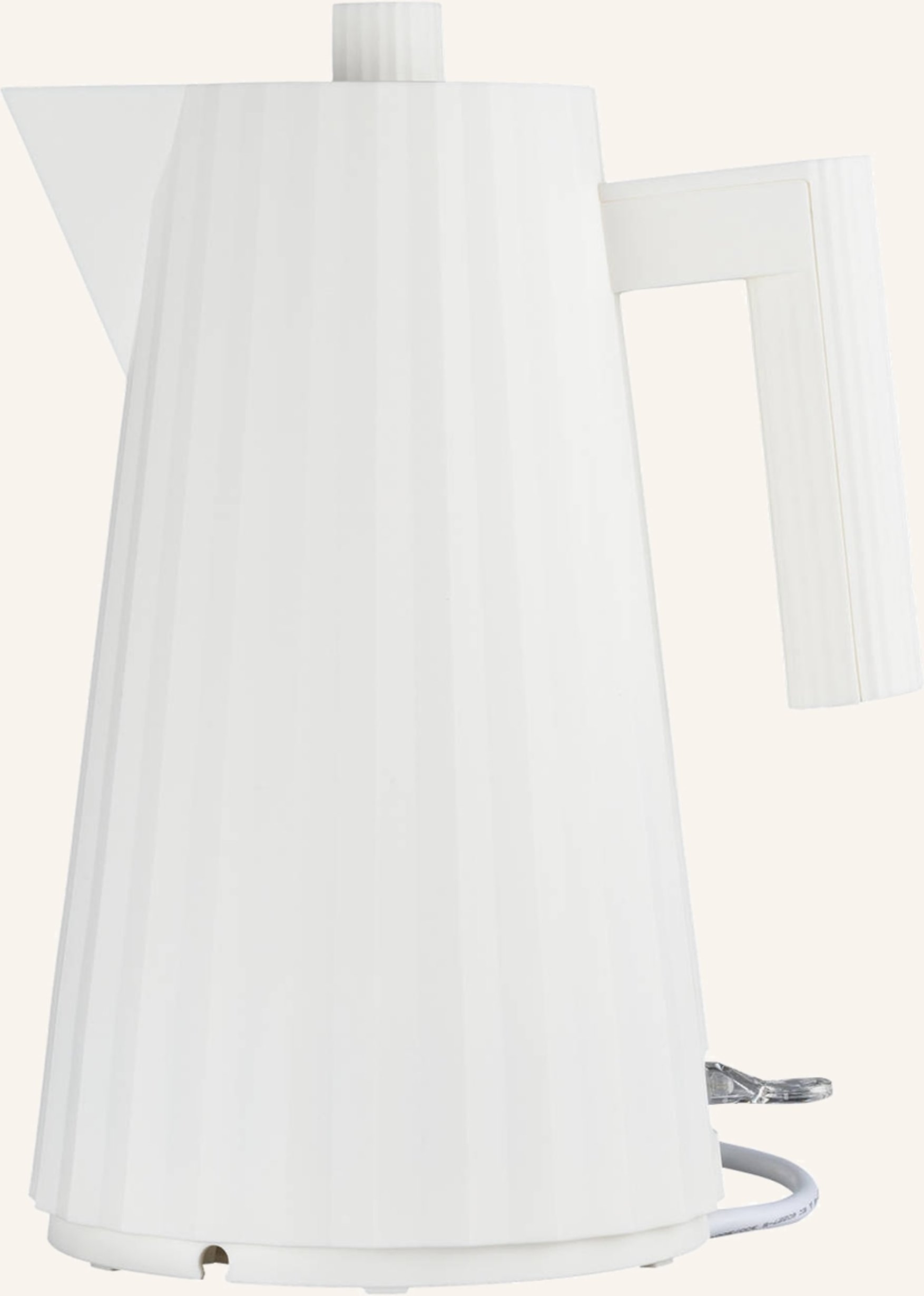Alessi Wasserkocher Plissé weiss