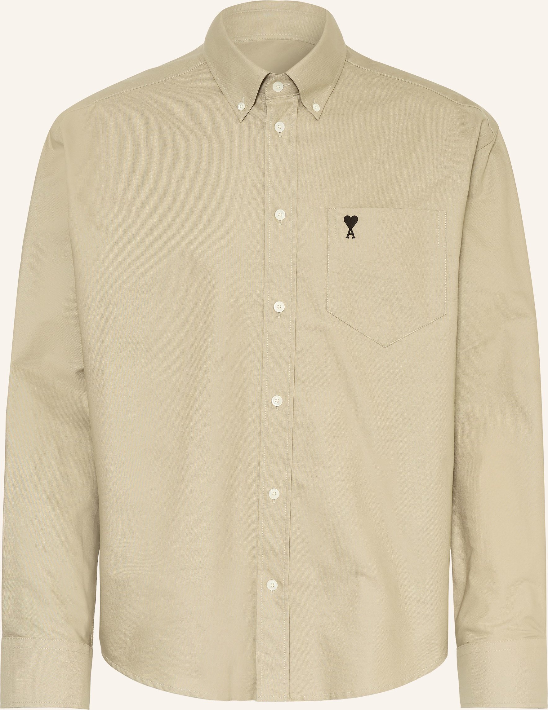 Ami Paris Hemd Comfort Fit beige
