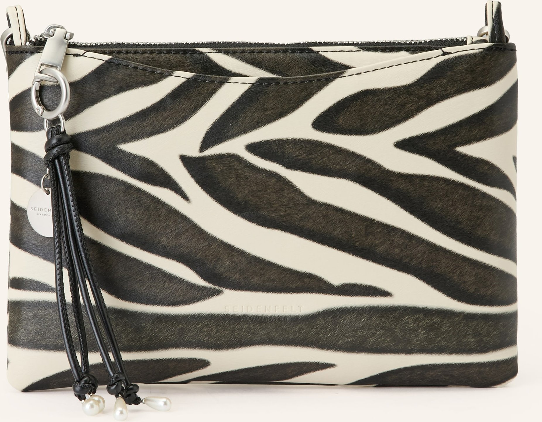 Thumbnail - Seidenfelt Schultertasche Sandve beige