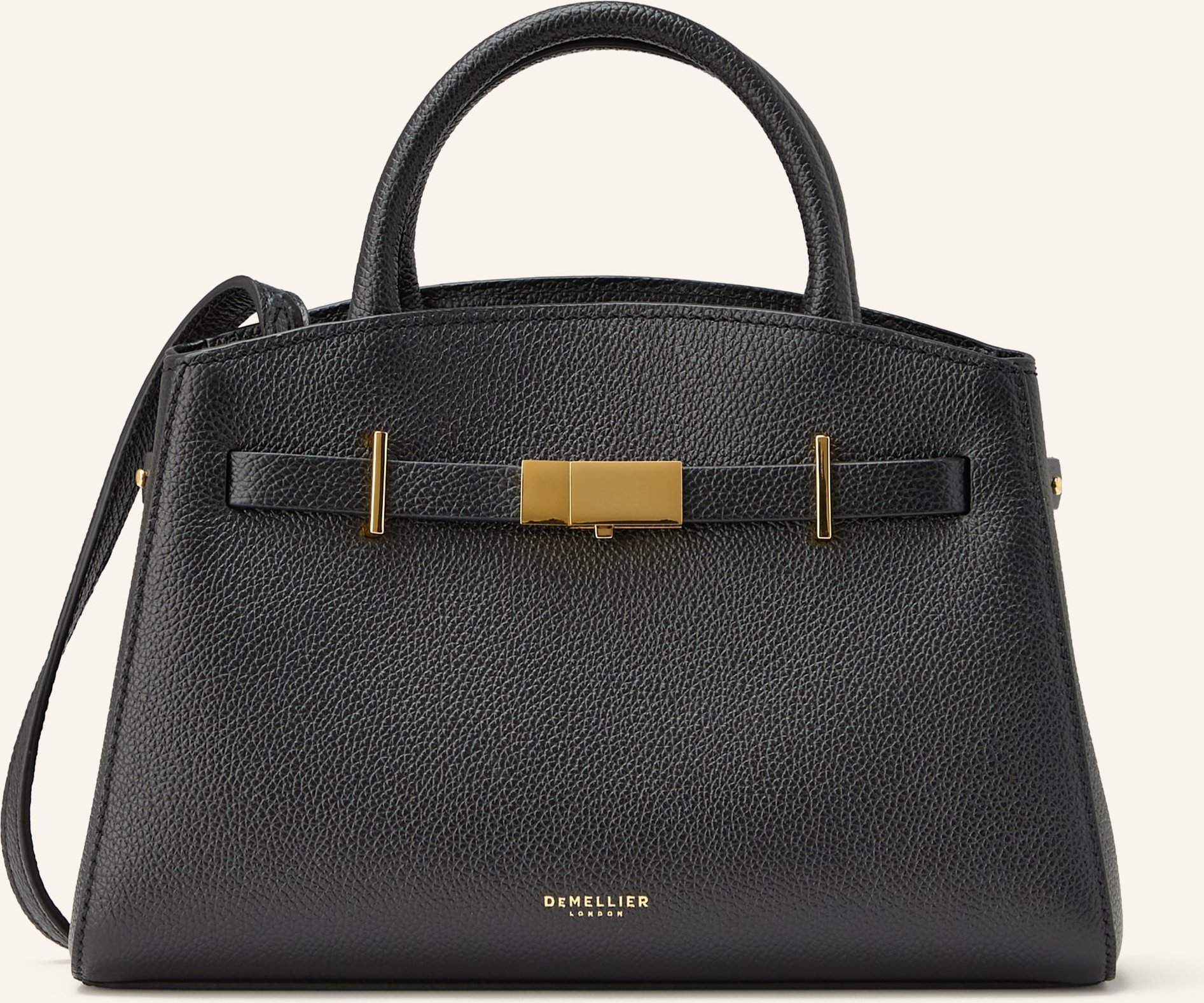 Demellier Handtasche The Small Hudson schwarz