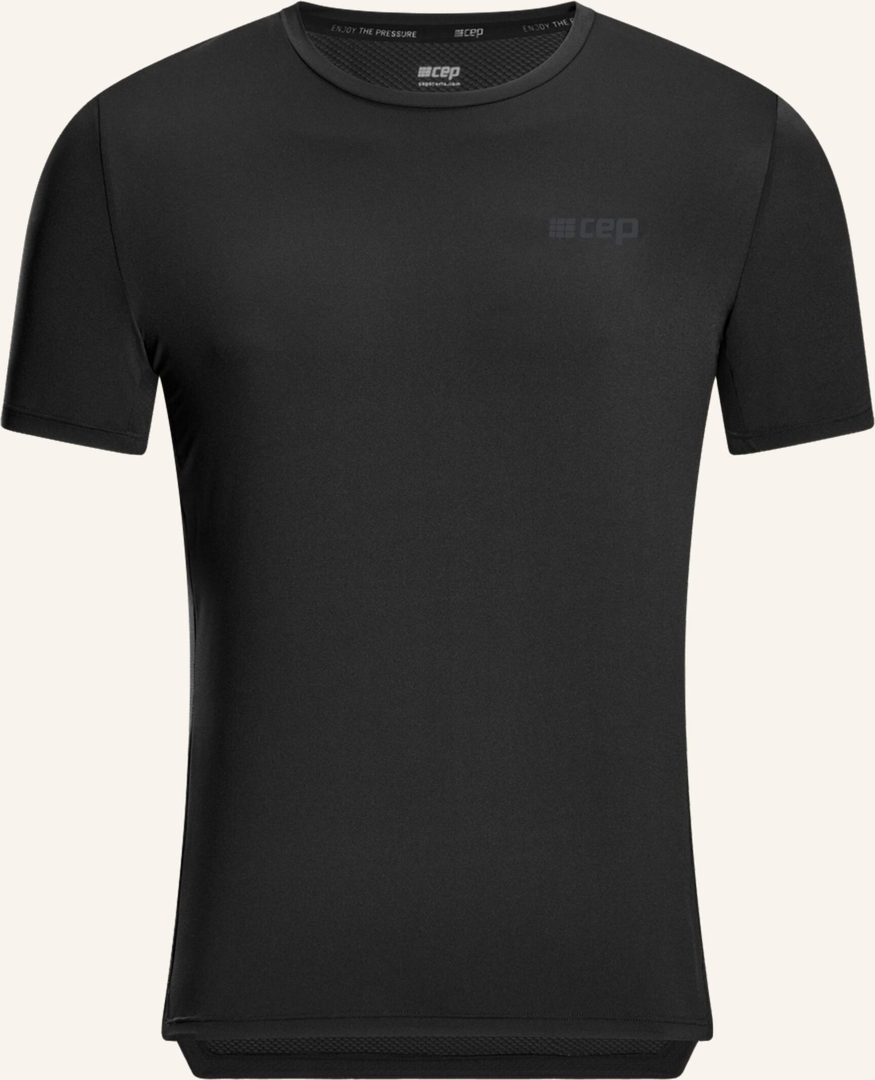 Cep Laufshirt The Run Short Sleeve schwarz