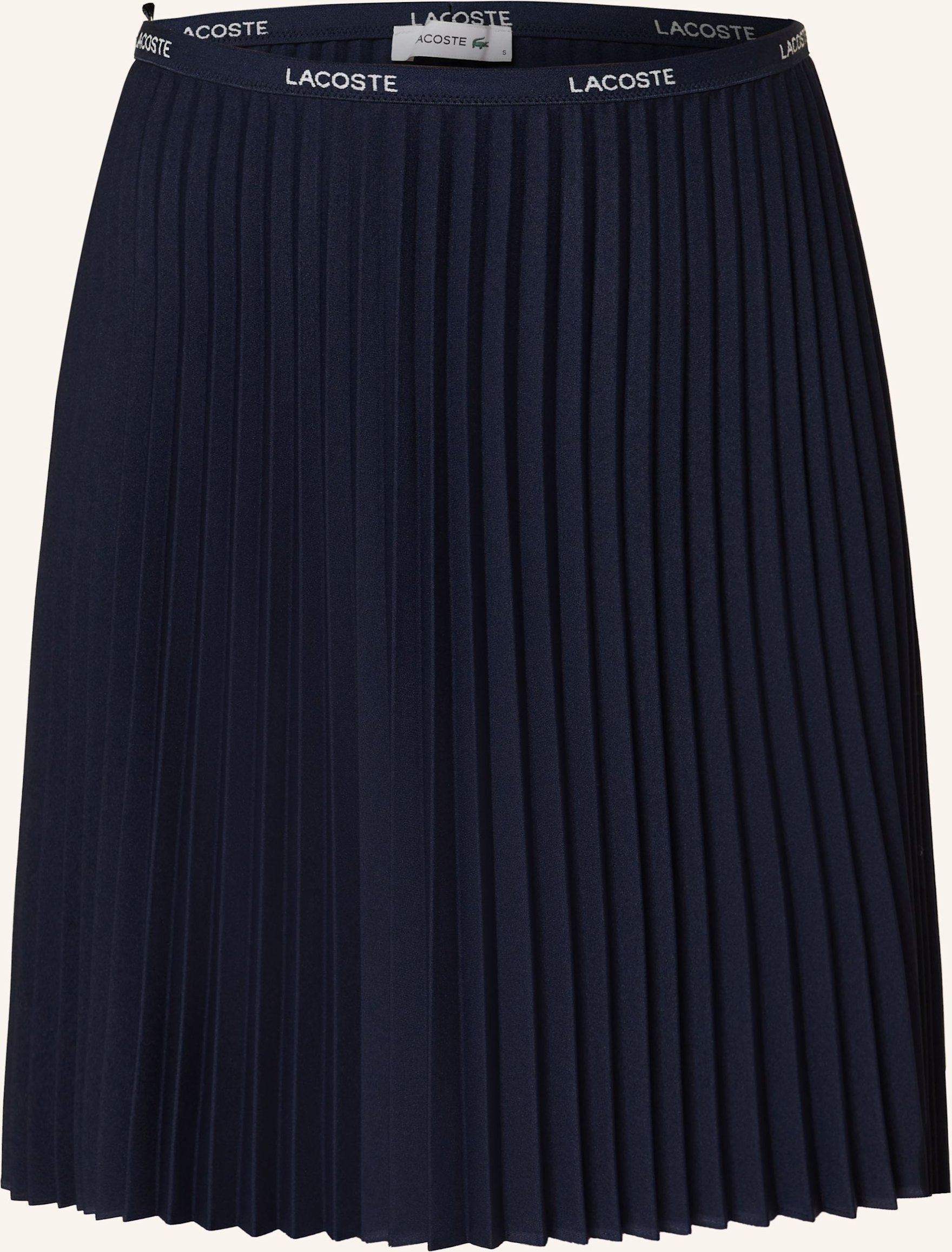 Lacoste Plisseerock blau