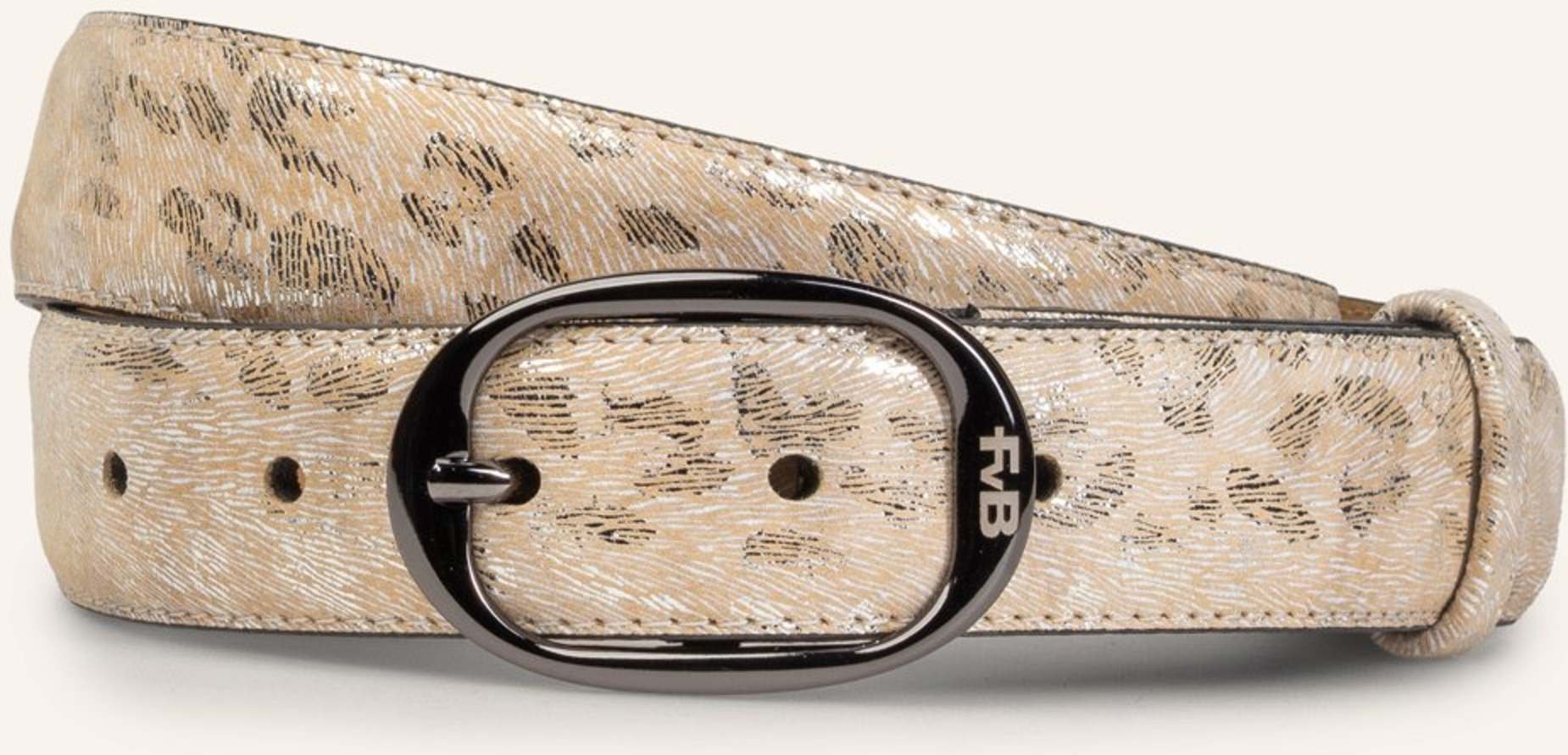 Floris Van Bommel Gürtel De Belter 41 beige