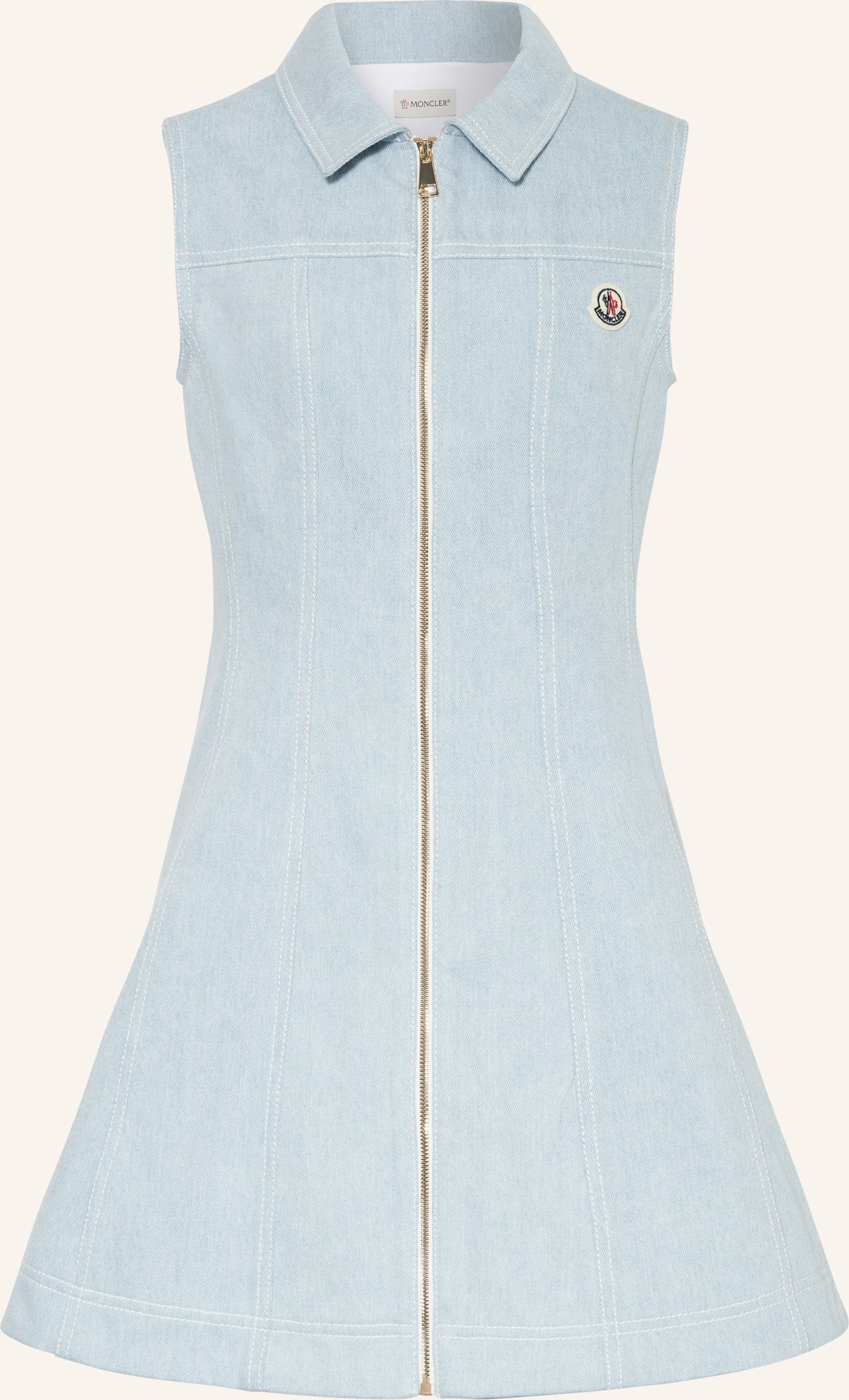 Thumbnail - Moncler Enfant Jeanskleid blau