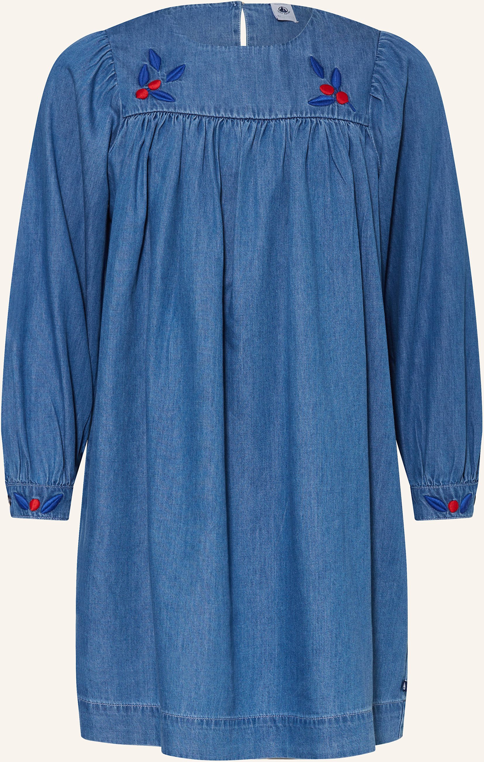 Petit Bateau Jeanskleid blau