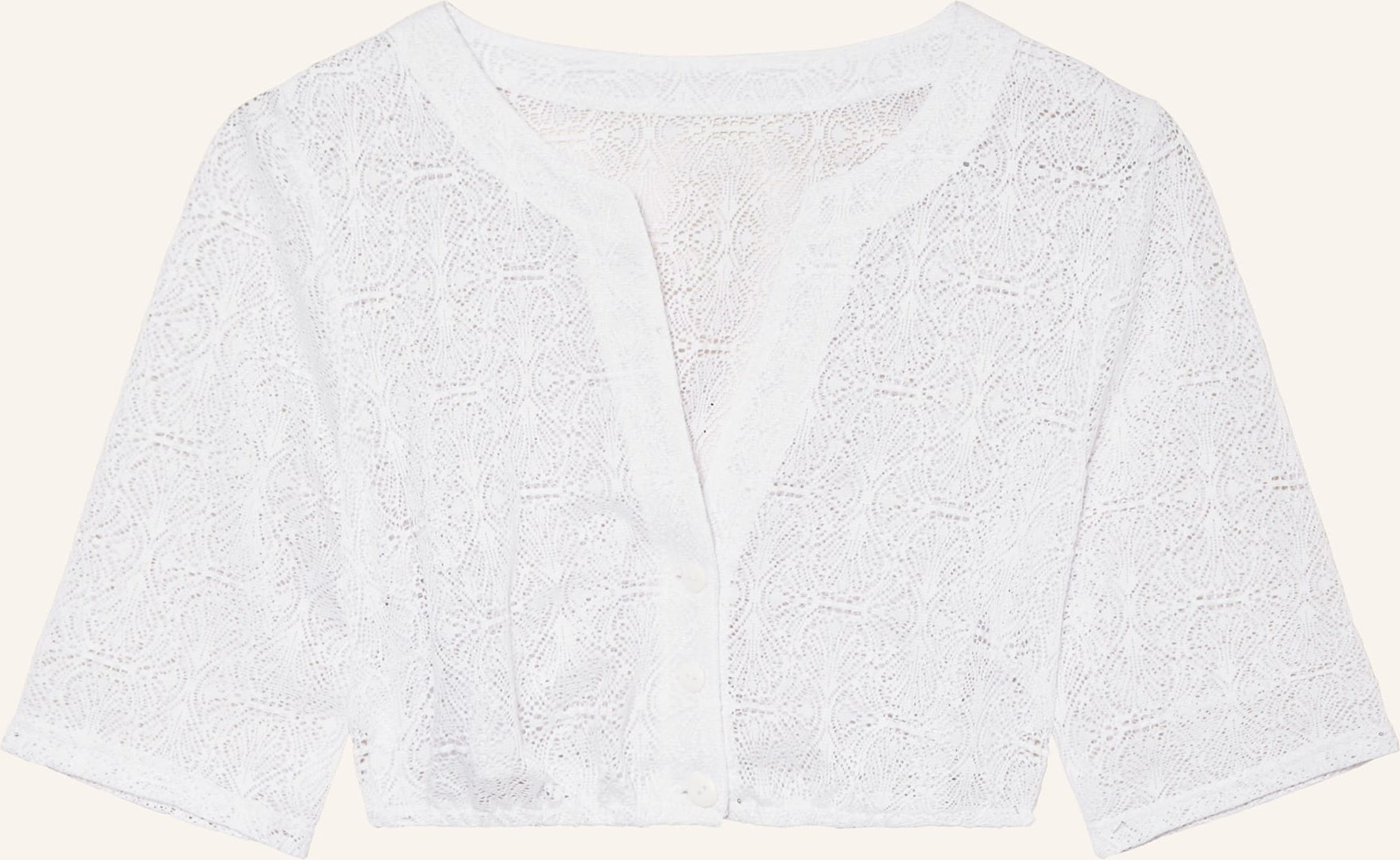 Thumbnail - Waldorff Dirndlbluse Aus Spitze weiss