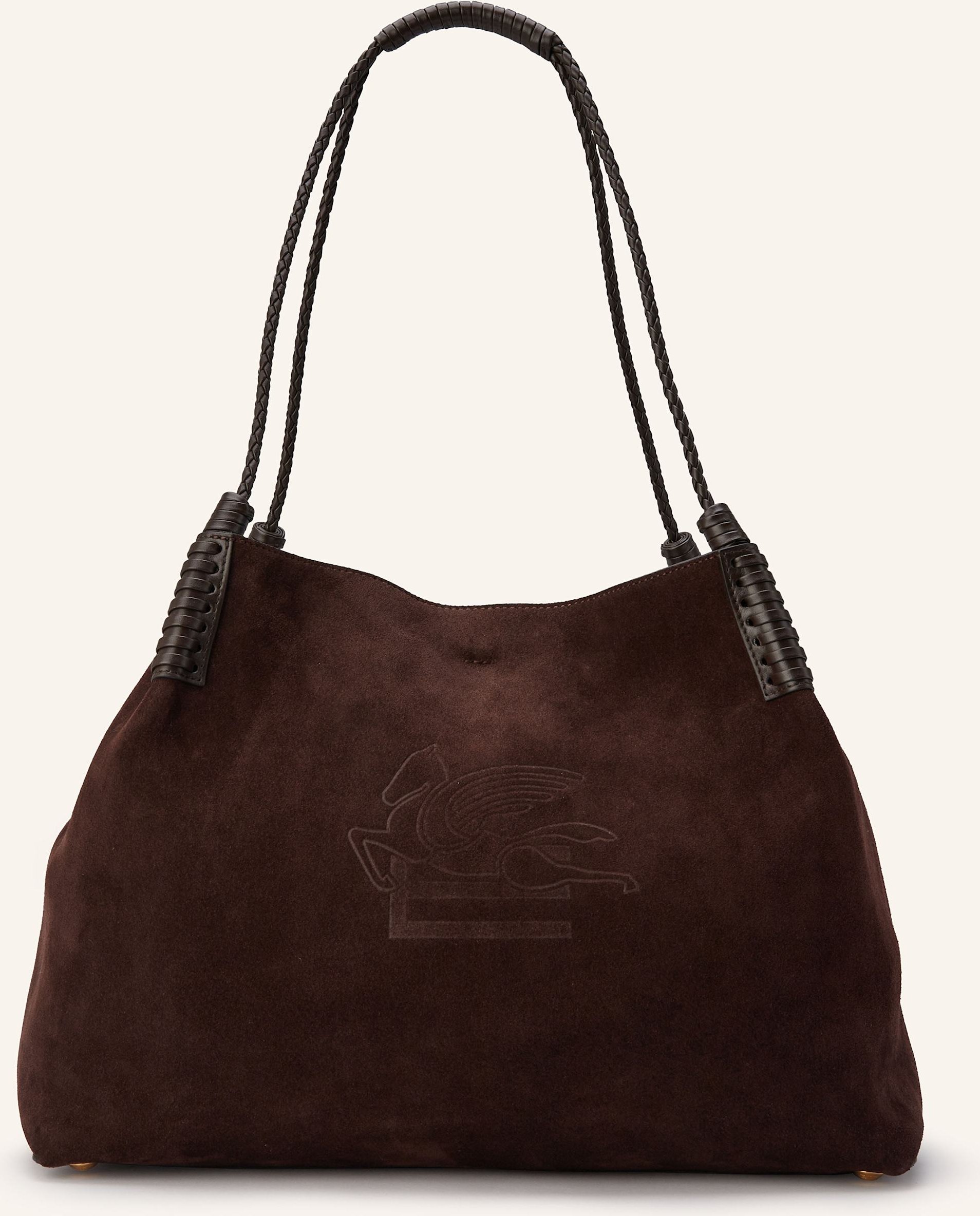 Etro Schultertasche Libra Mit Pouch braun