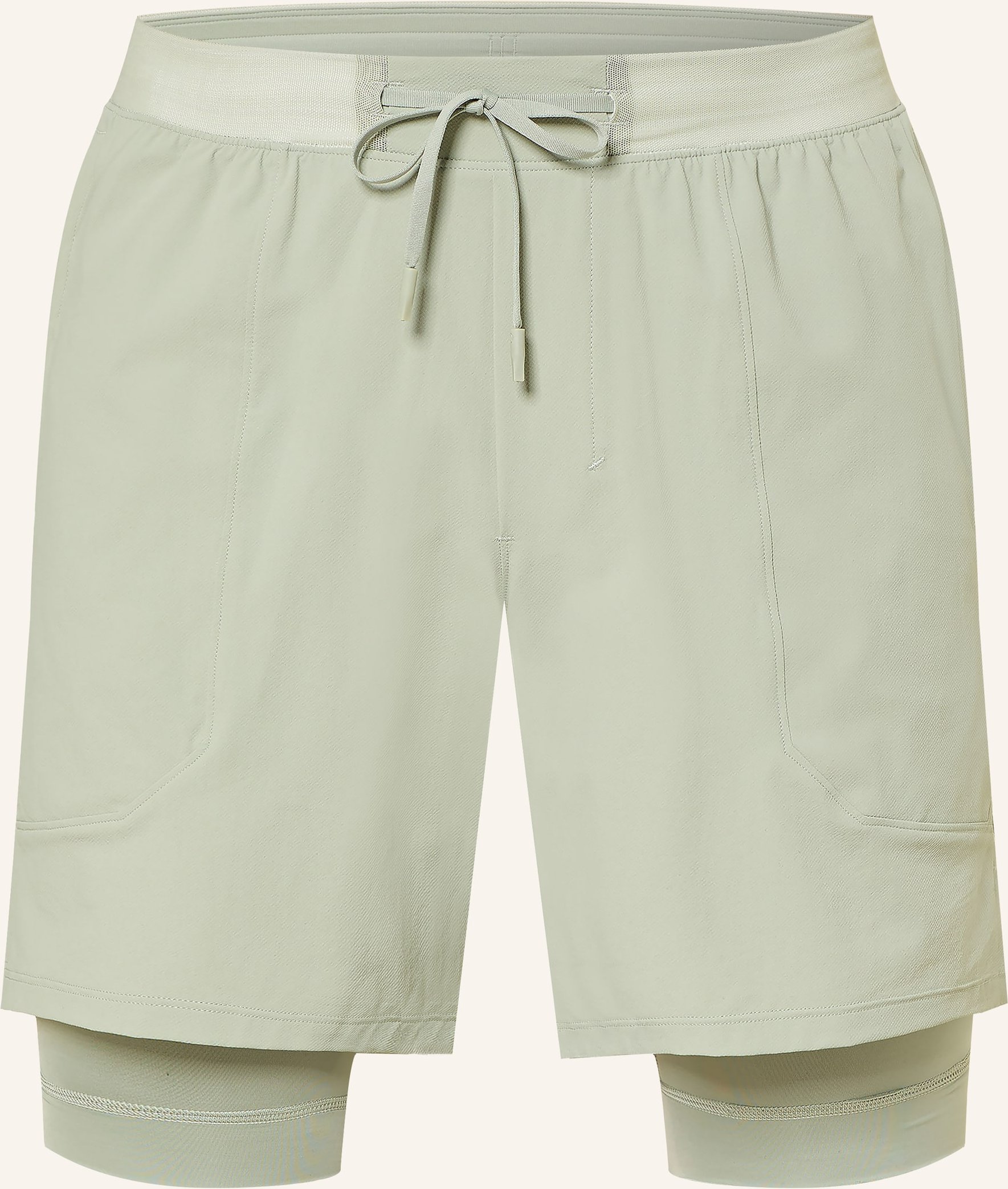 Lululemon 2-In-1-Trainingsshorts License To Train 7in gruen