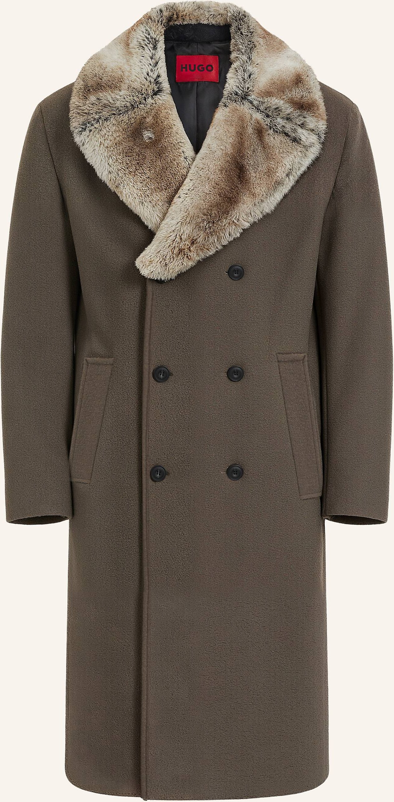 Hugo Casual Mantel macario2541 Regular Fit grau