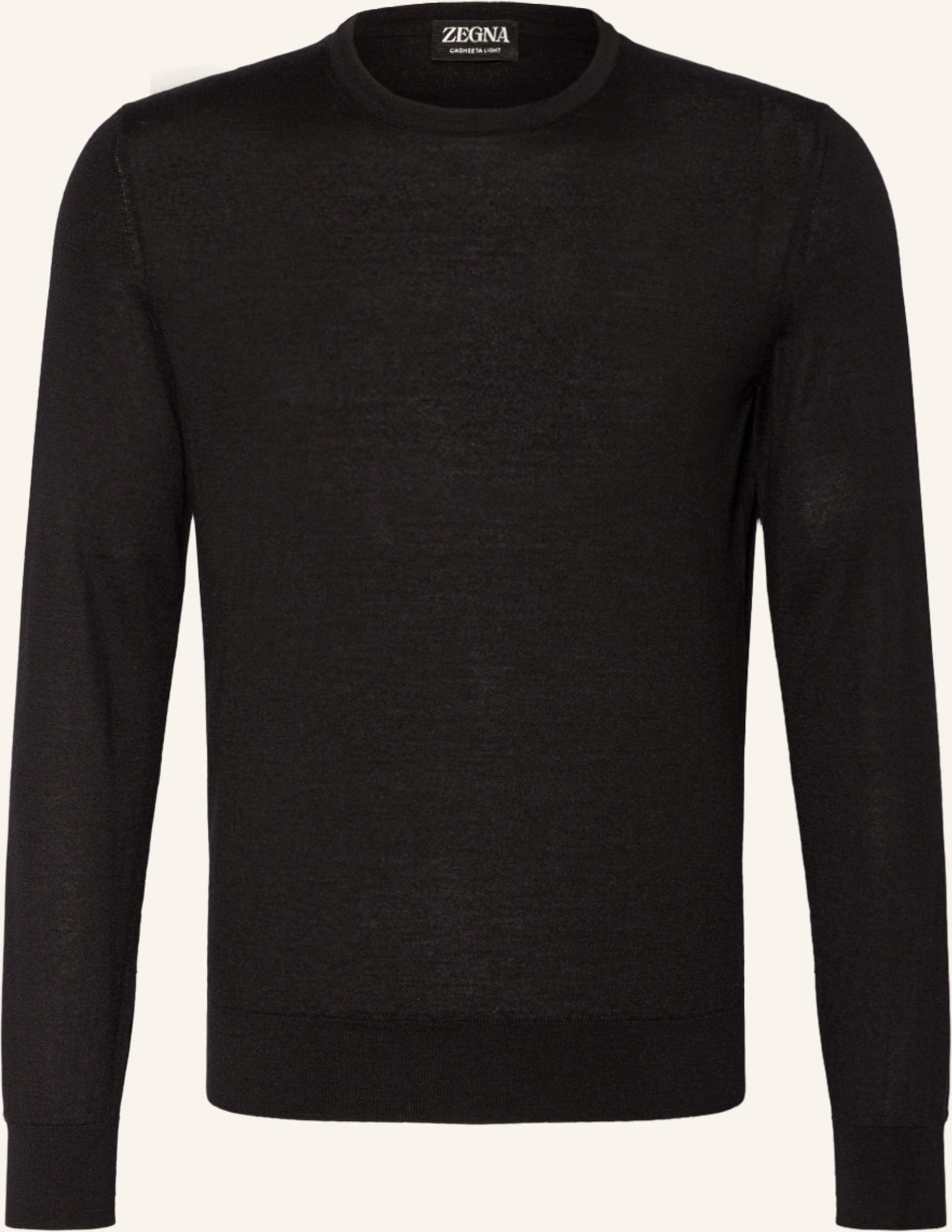 Thumbnail - Zegna Cashmere-Pullover Mit Seide schwarz