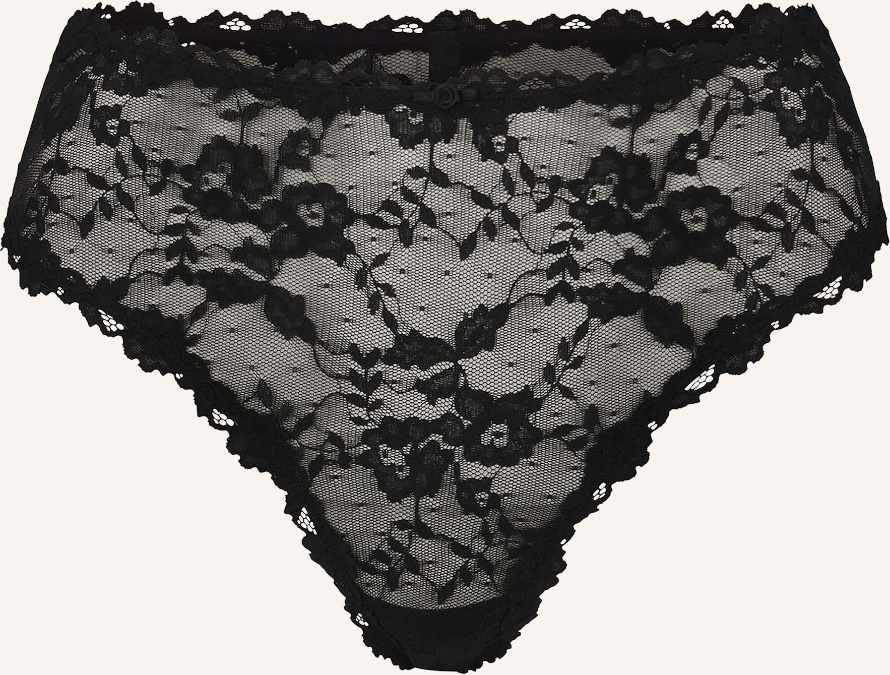 Skims Slip Stretch Lace schwarz