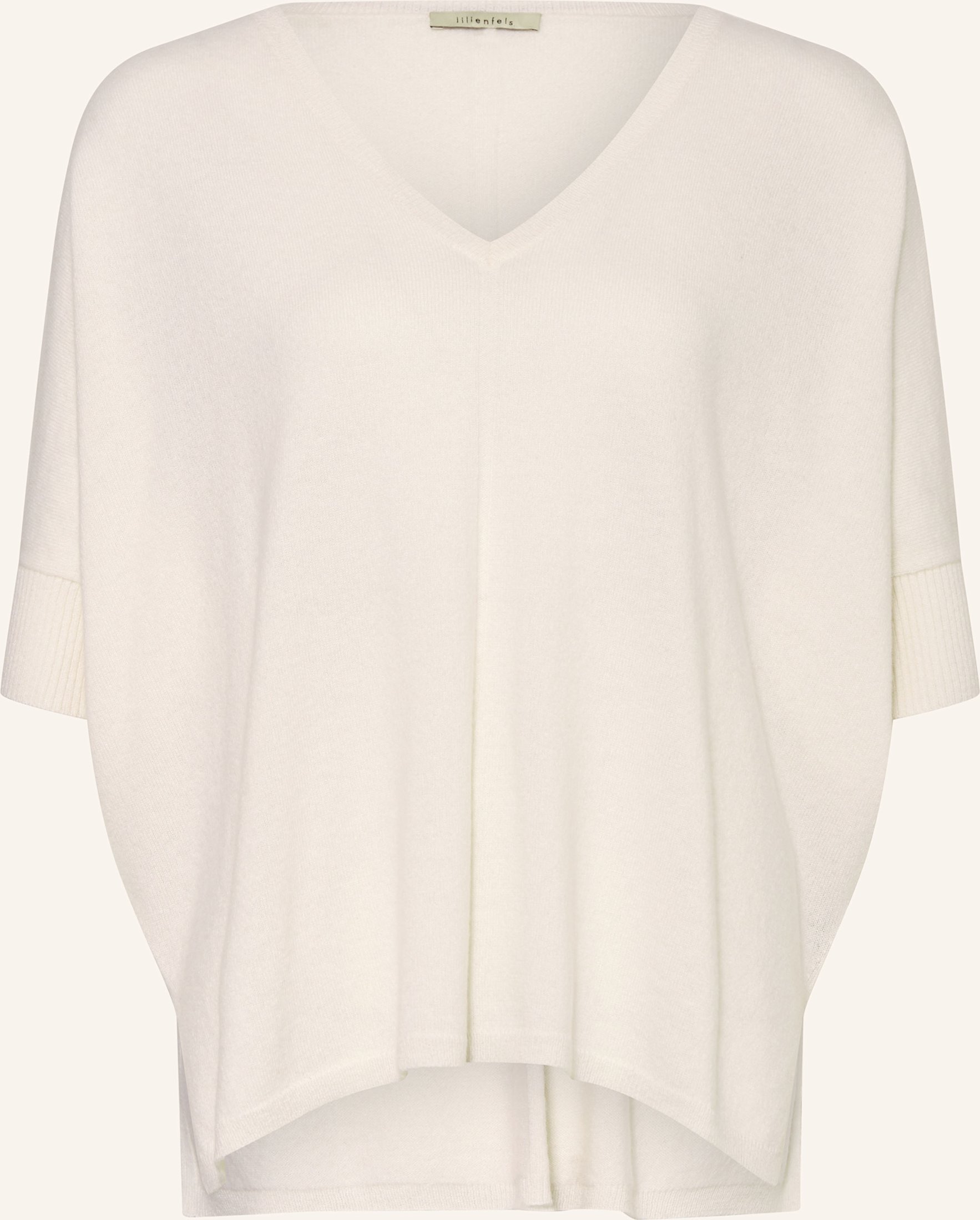 Lilienfels Oversized-Pullover Aus Cashmere weiss