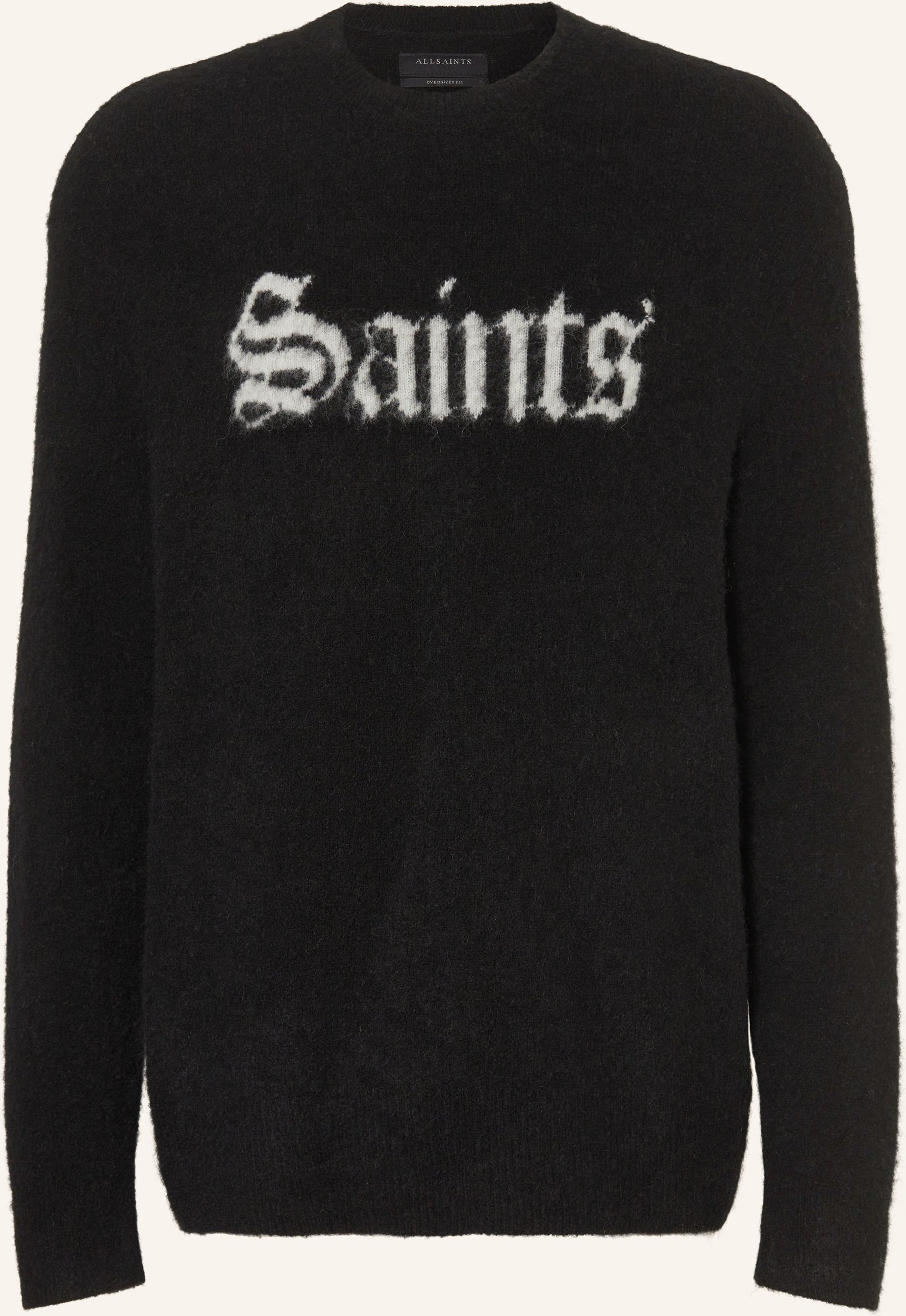Allsaints Pullover Saints Mit Alpaka schwarz