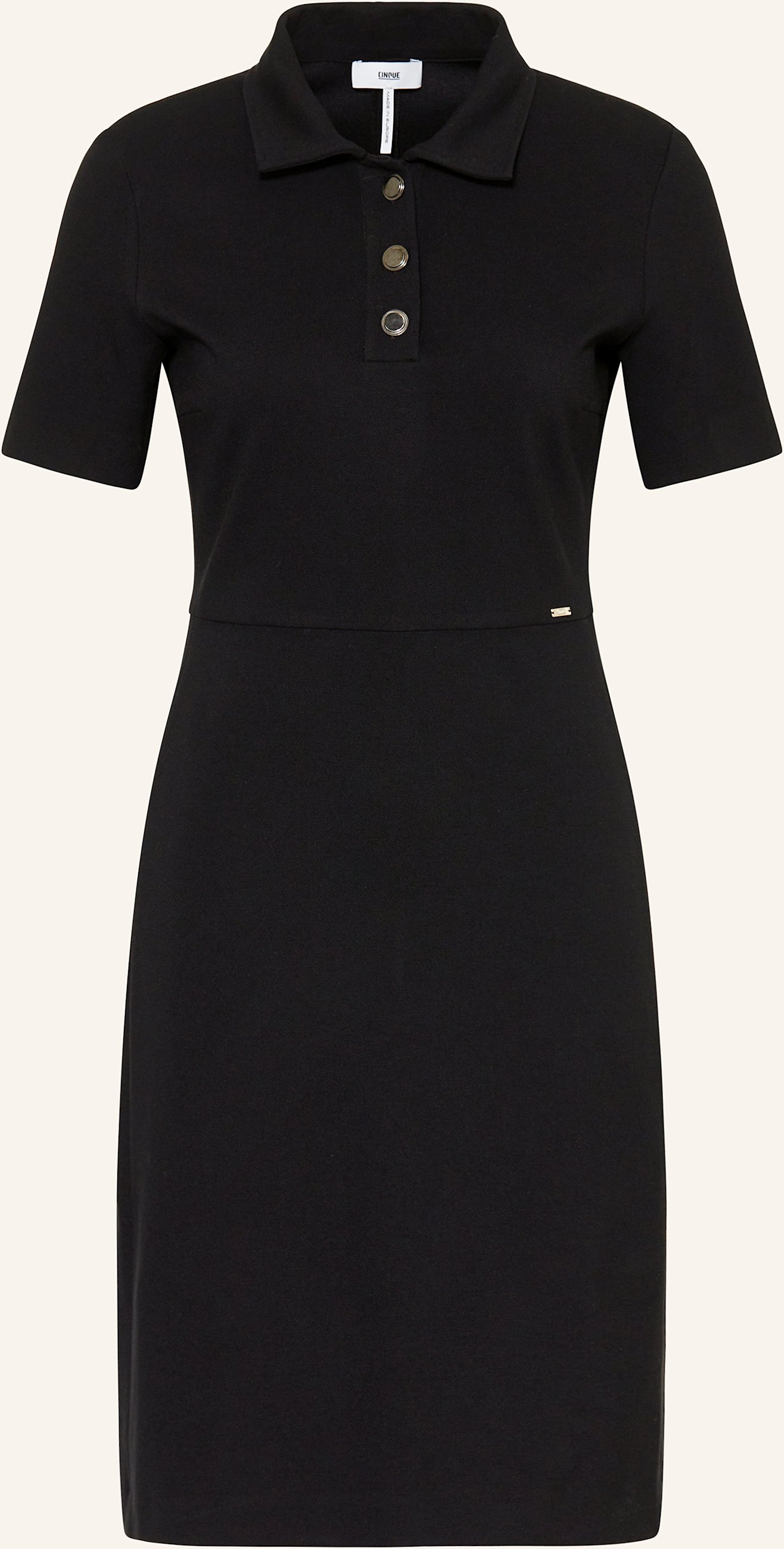 Cinque Piqué-Kleid Ciiso schwarz