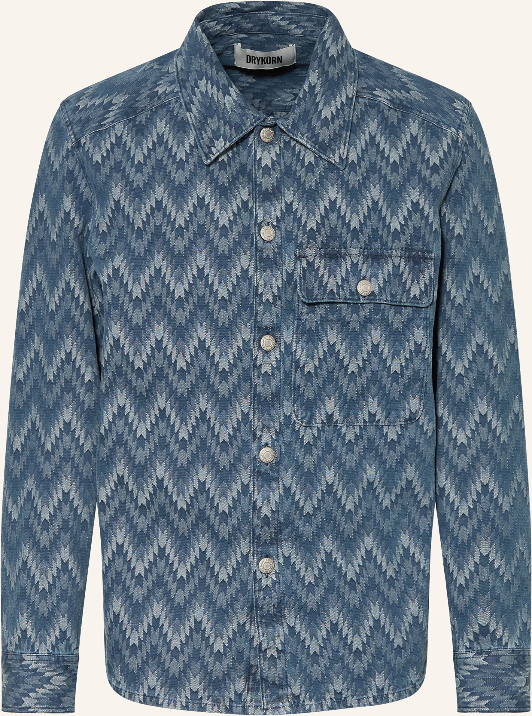 Drykorn Jeans-Overjacket Lijas blau
