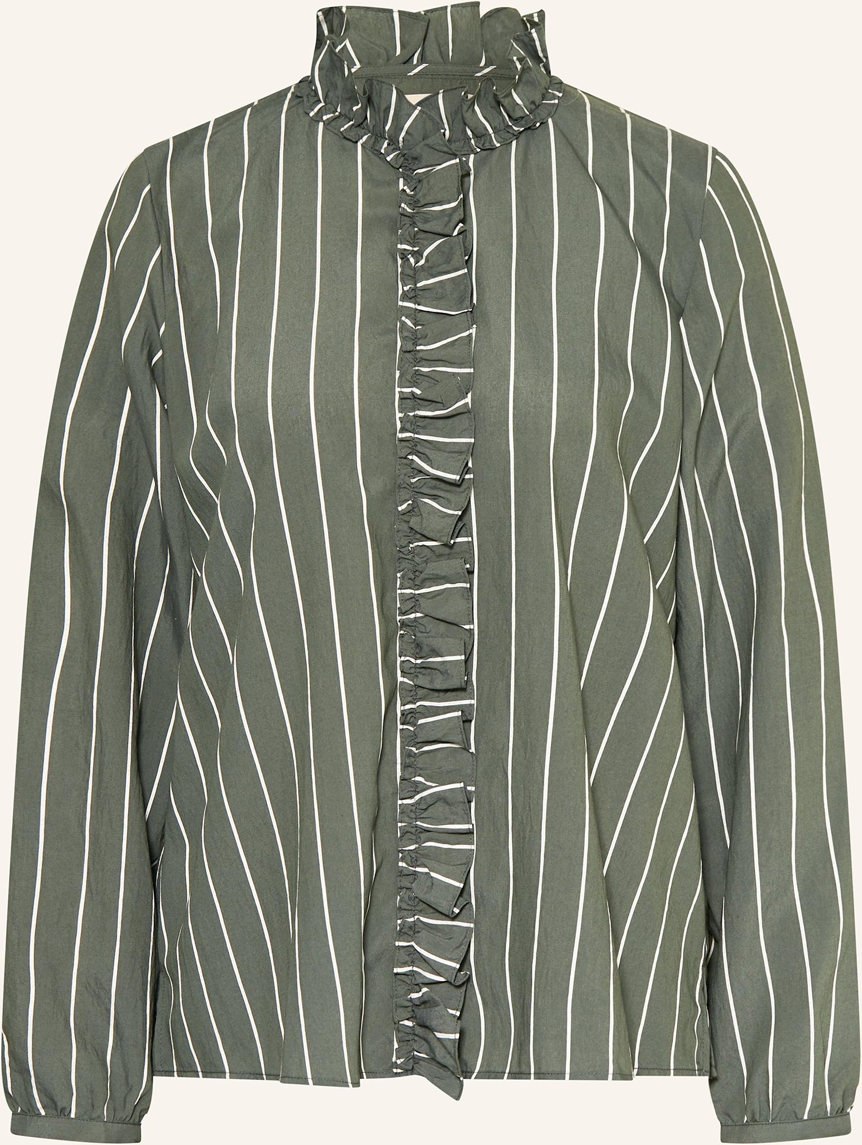 Mos Mosh Hemdbluse Billy Mit Rüschen gruen