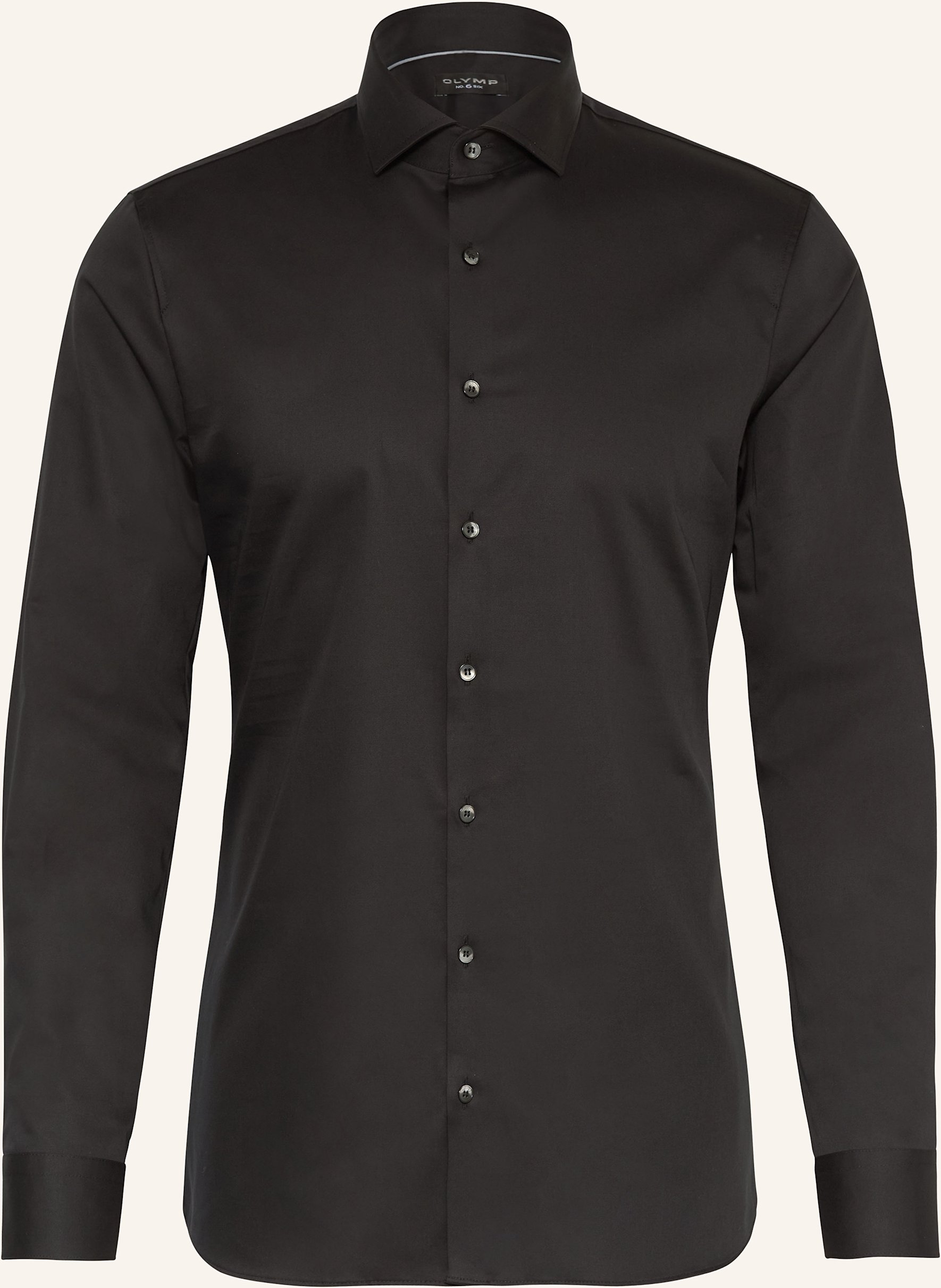 Olymp Hemd No. Six Super Slim schwarz