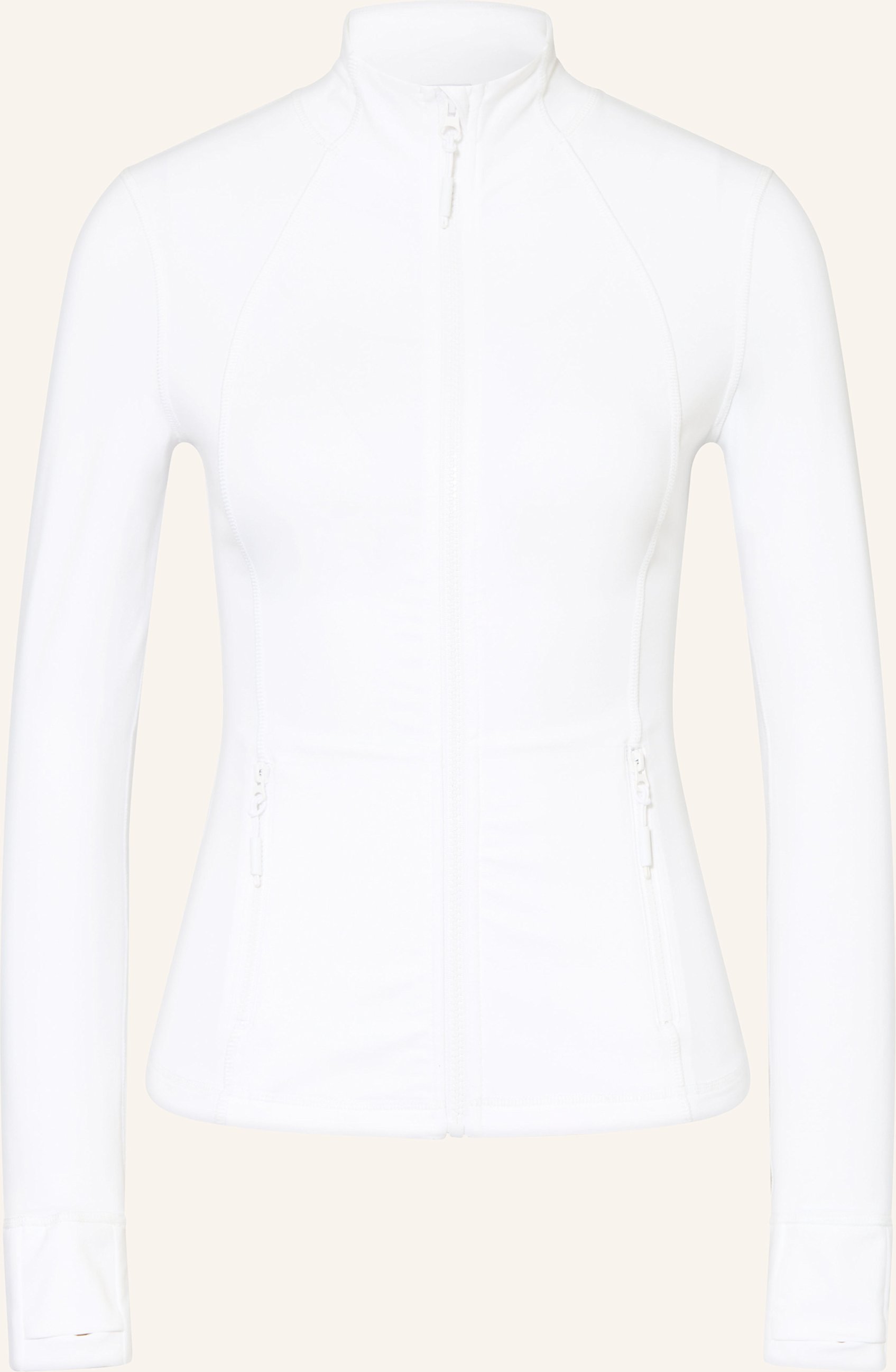 Thumbnail - Mrs & Hugs Midlayer-Jacke weiss