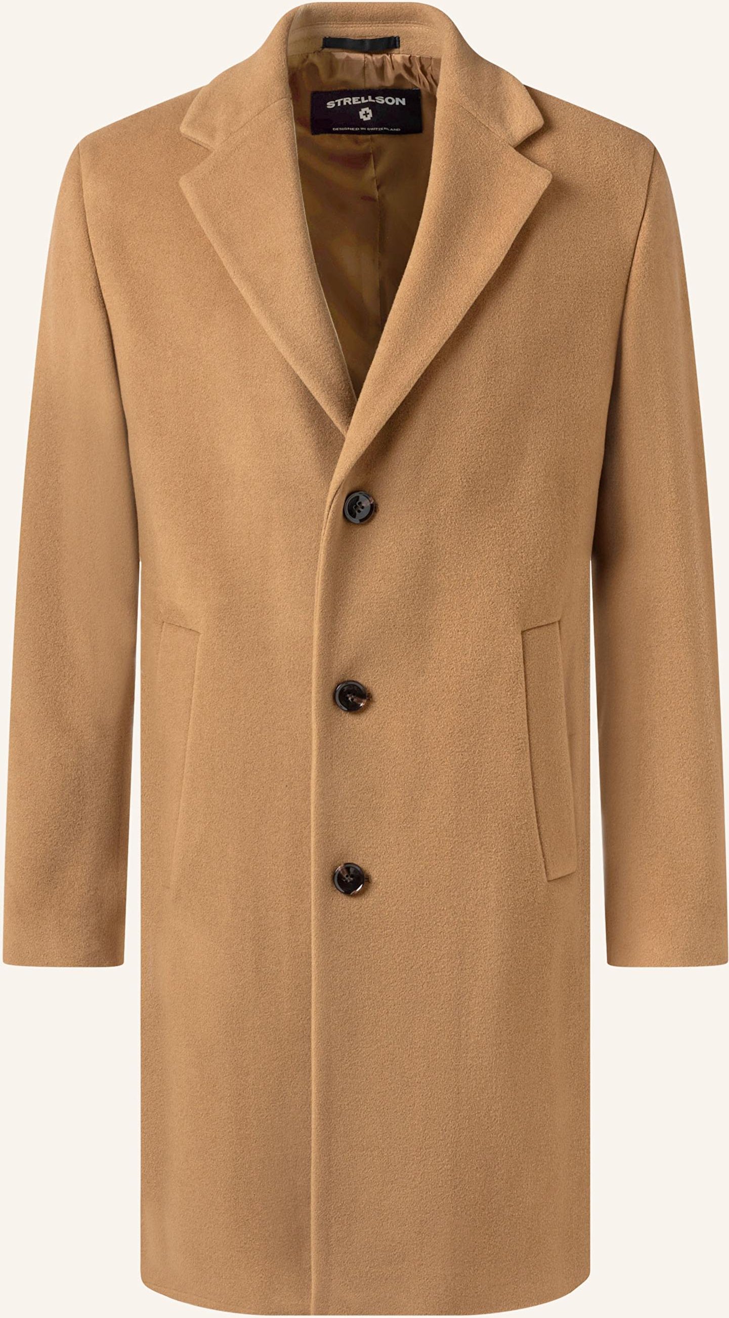 Thumbnail - Strellson Wollmantel Adria 3.0 beige