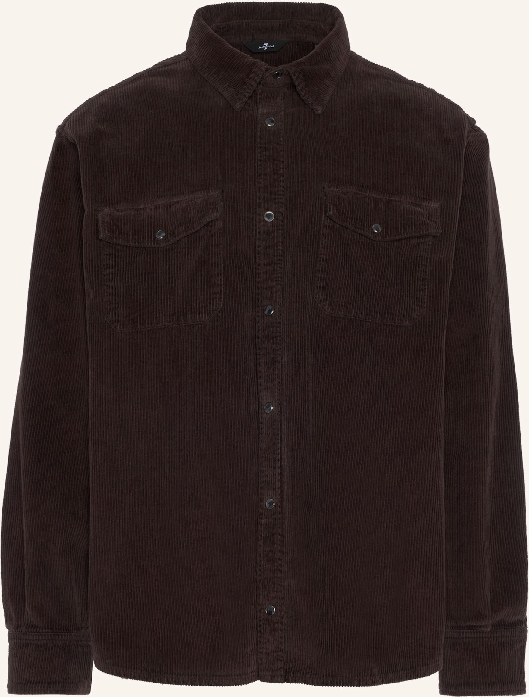 7 For All Mankind Overshirt Corduroy braun