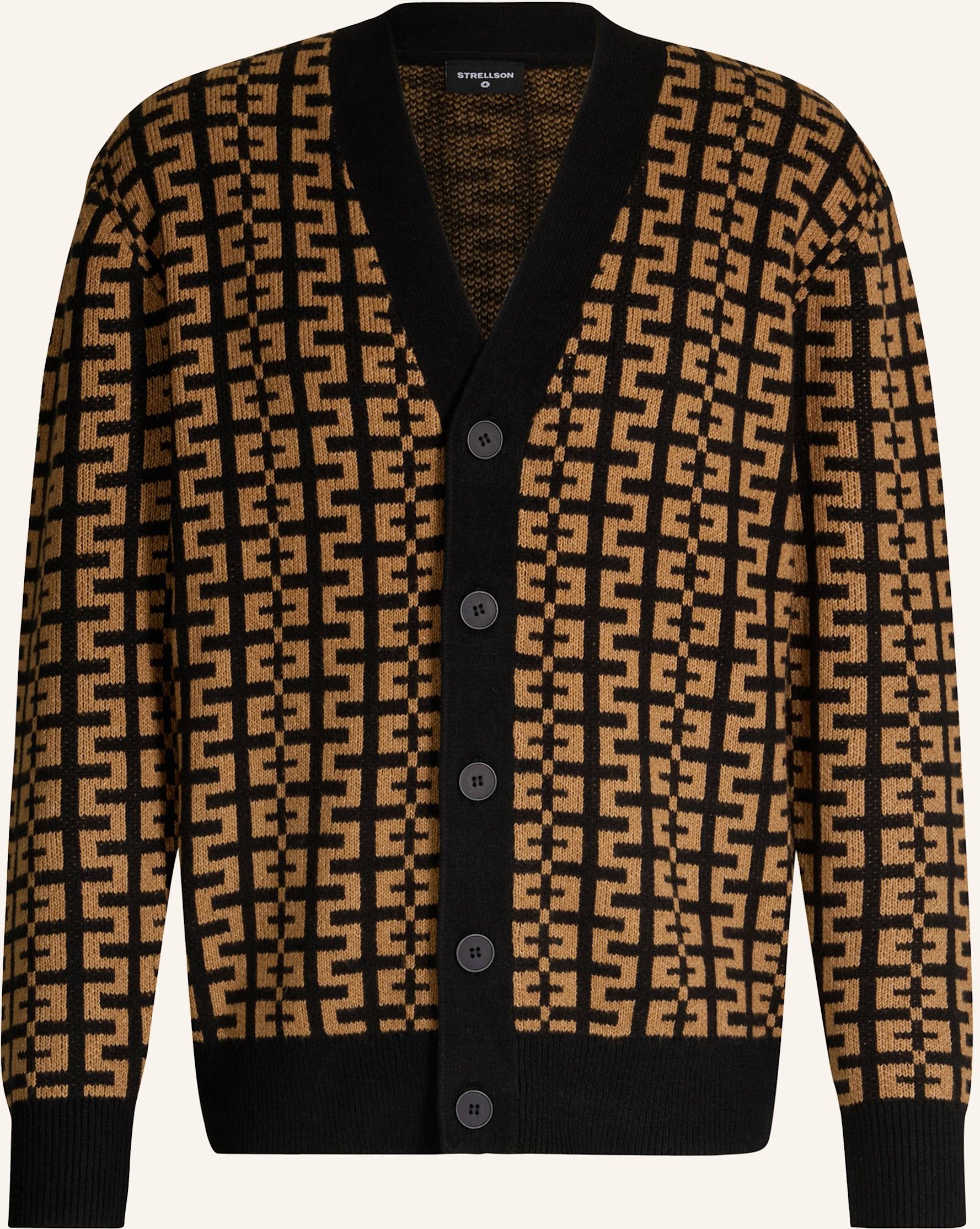 Strellson Strickjacke Tito braun