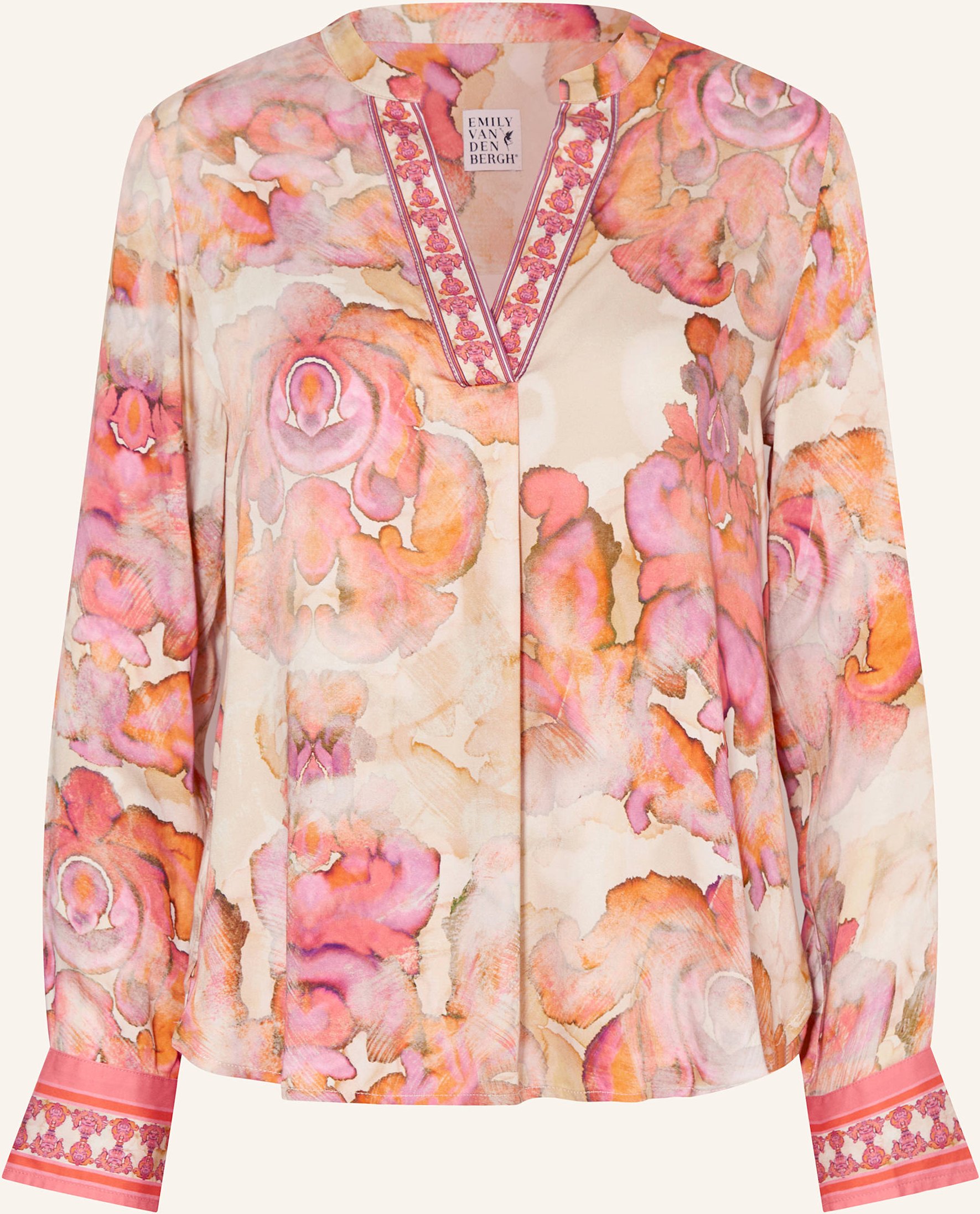 Emily Van Den Bergh Blusenshirt beige