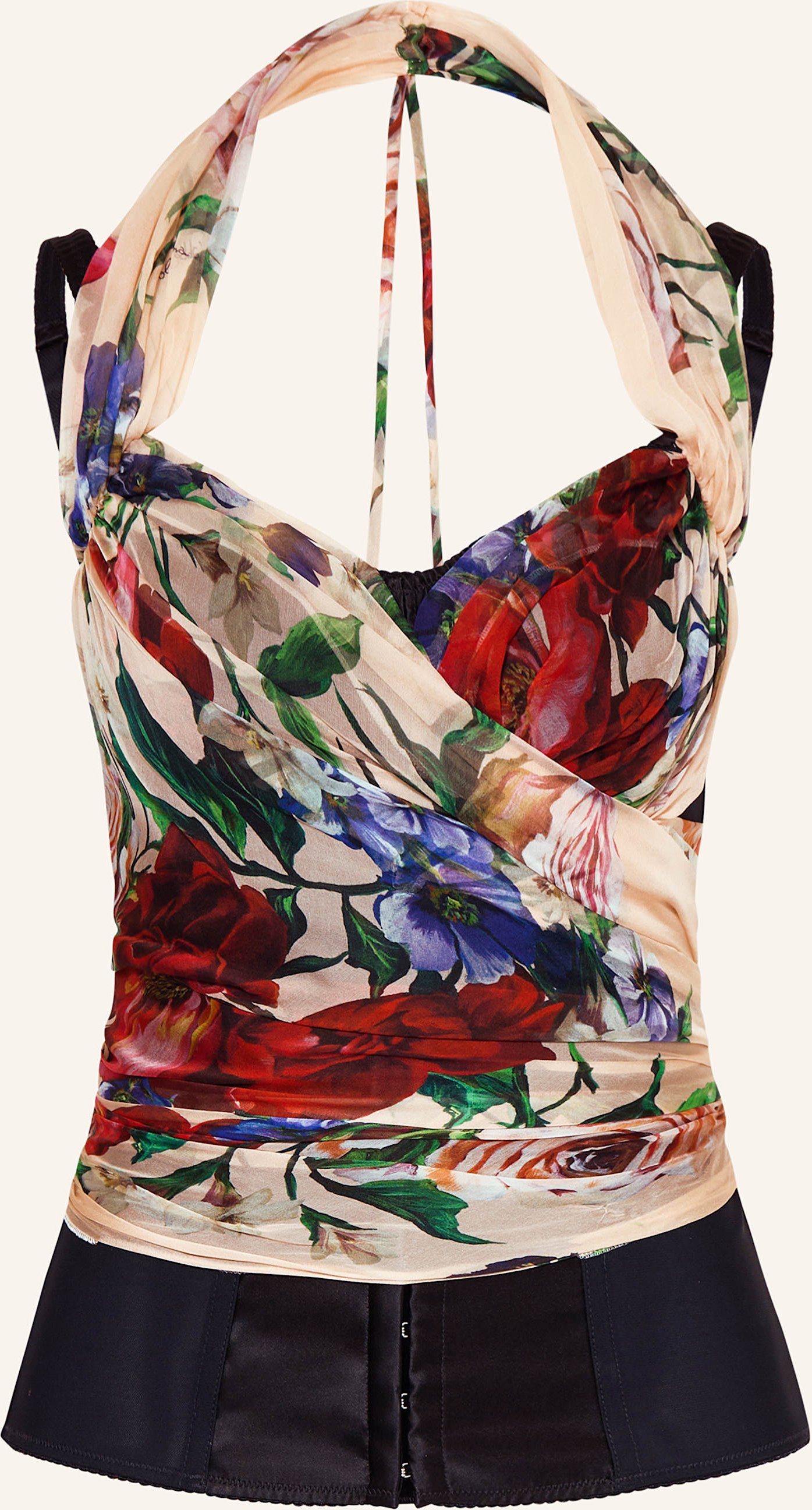 Dolce & Gabbana Blusentop Mit Seide beige