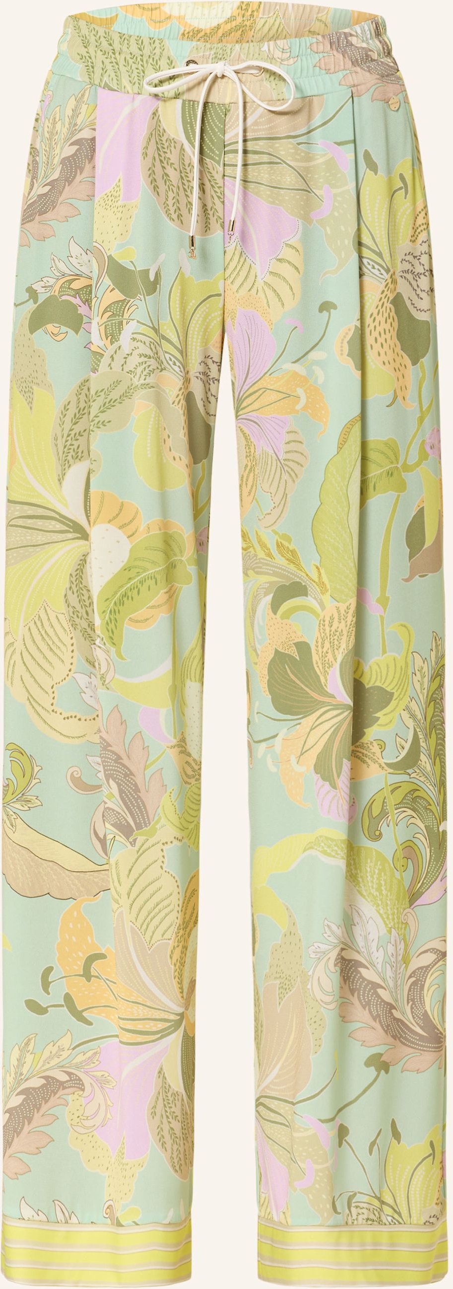 Marc Cain Marlenehose Aus Jersey gruen