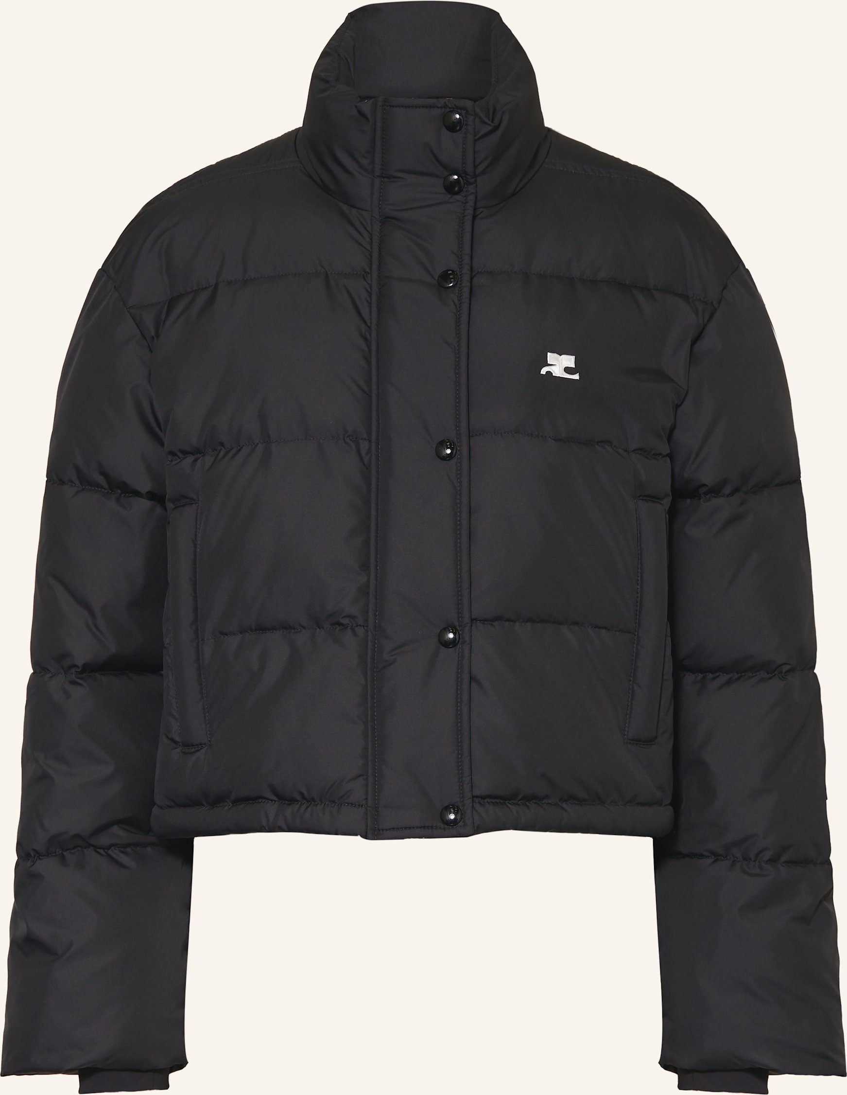 Thumbnail - Courrèges Steppjacke schwarz