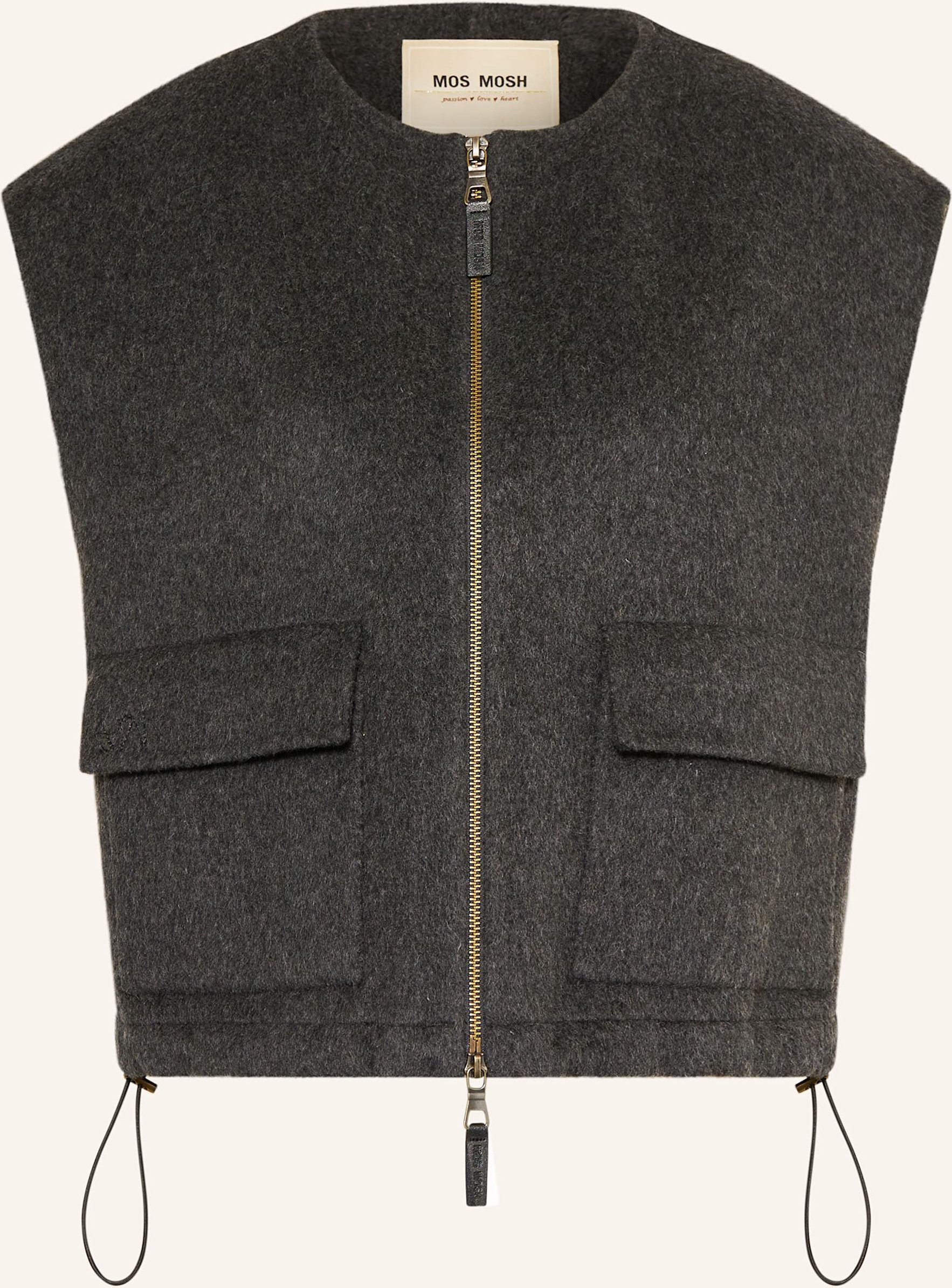 Mos Mosh Weste Mmelise Loisa grau