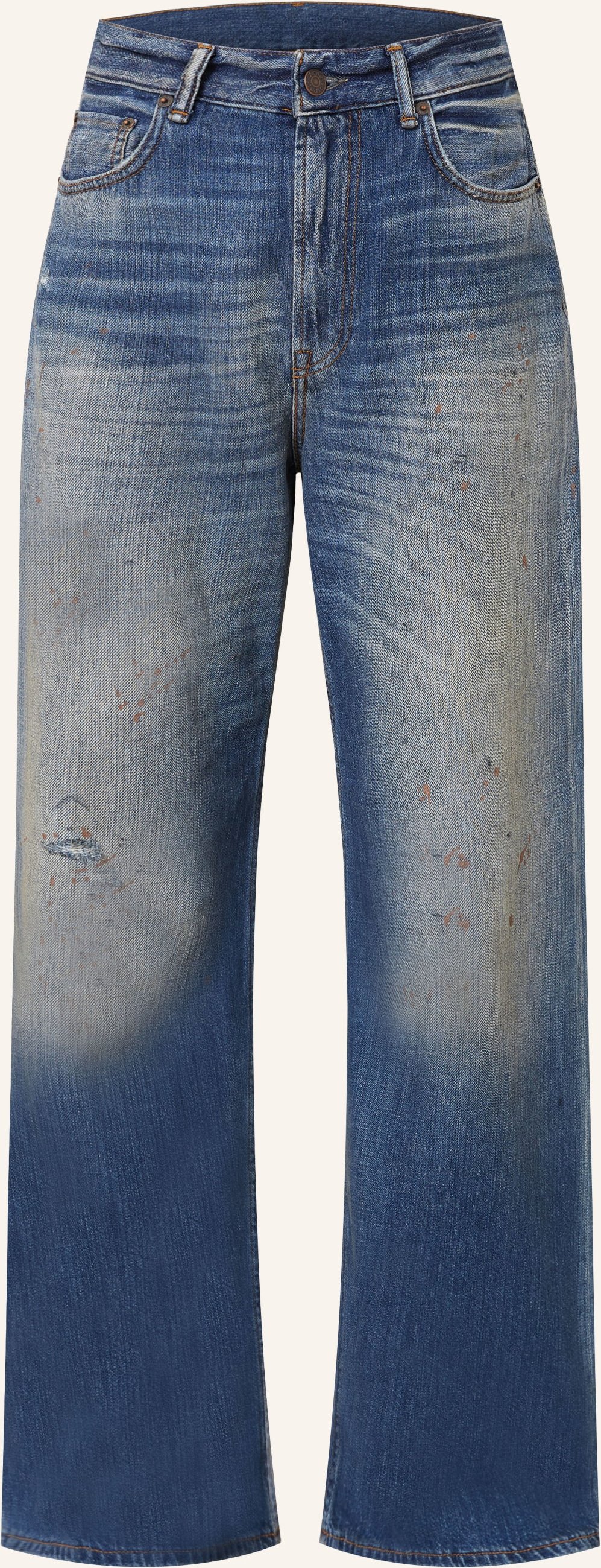 Acne Studios Wide Leg Jeans blau