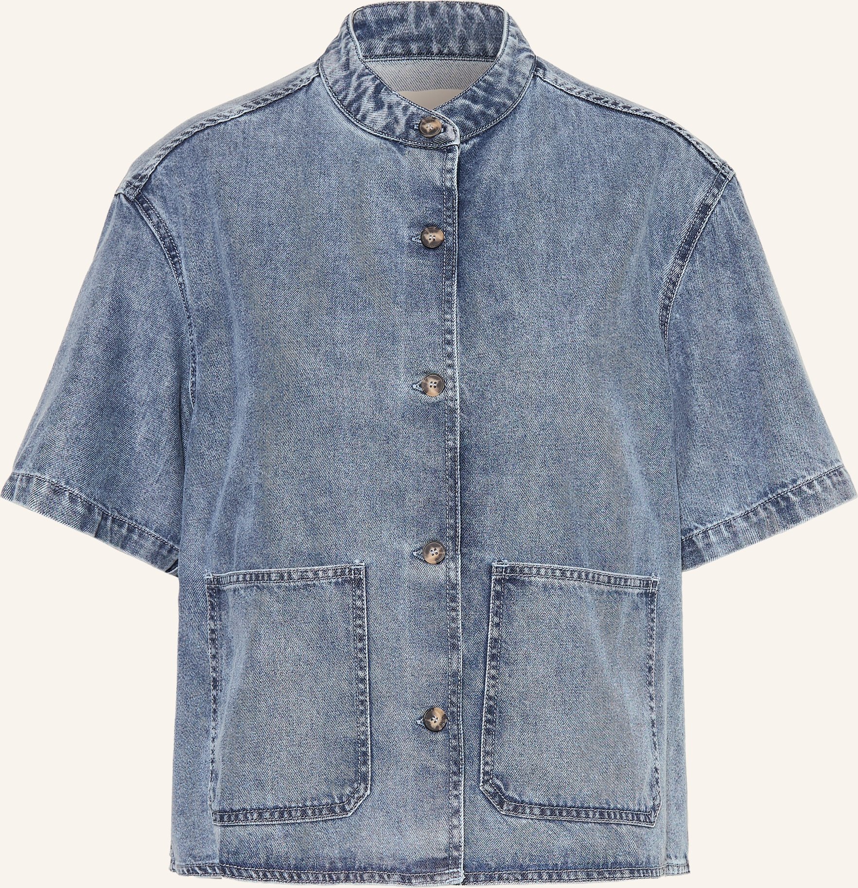 Yerse Jeansbluse Cleo blau