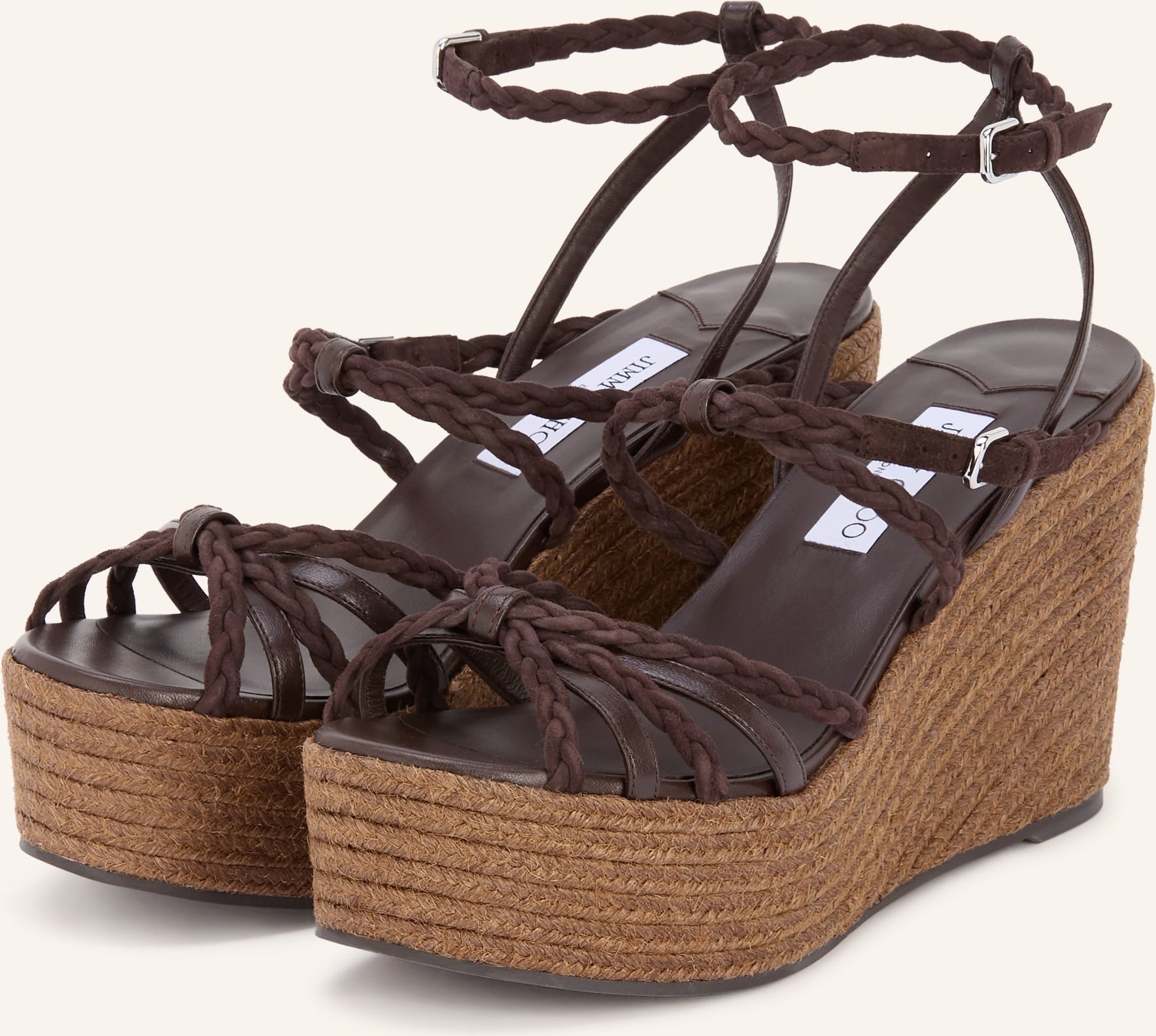 Jimmy Choo Wedges Nyra 100 braun