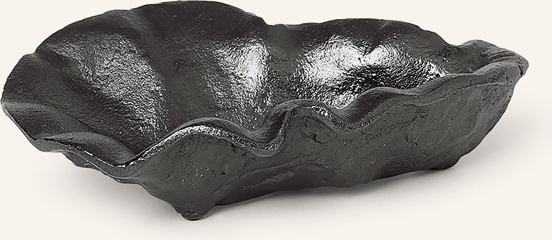 Ferm Living Schale Oyster schwarz