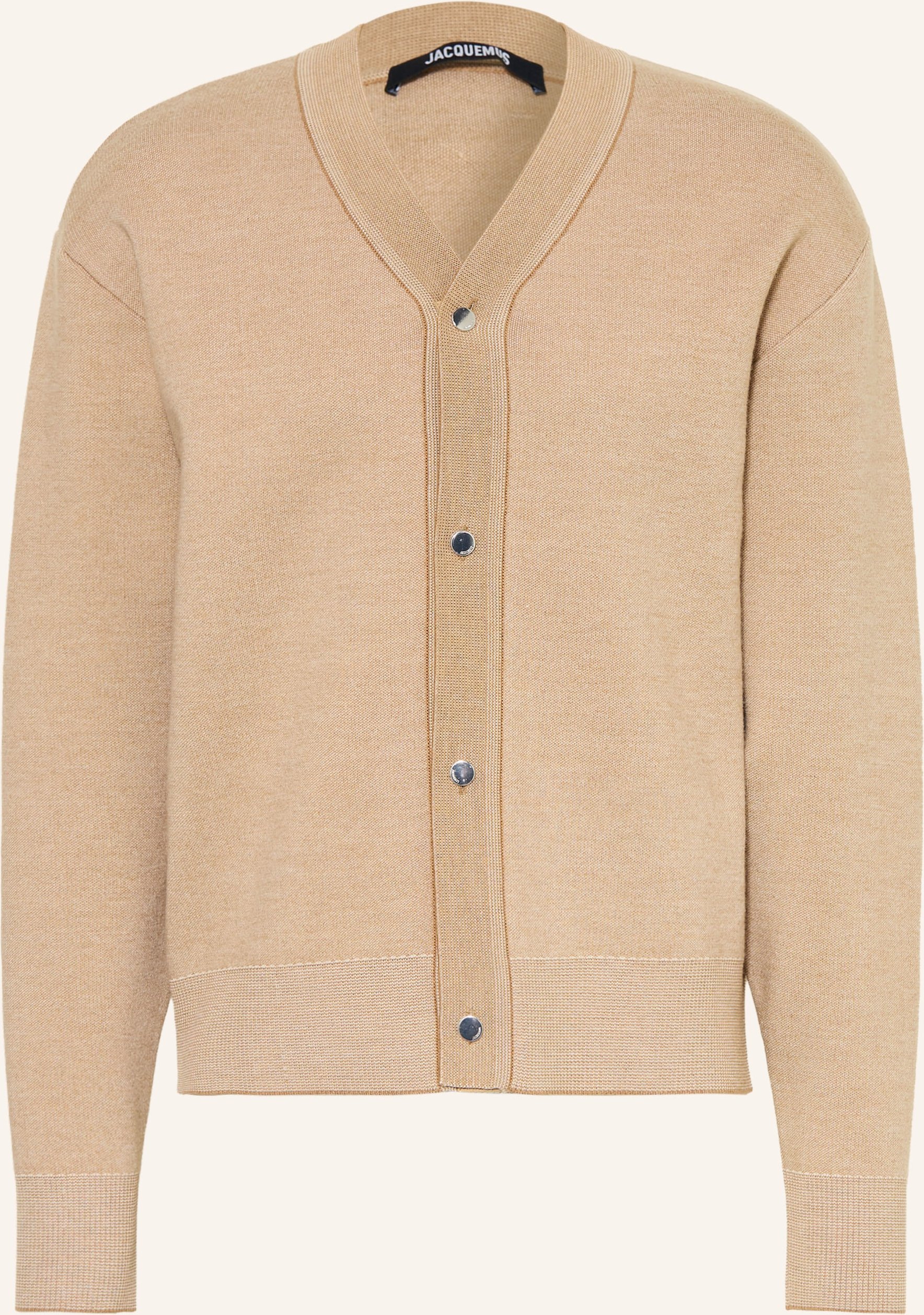 Jacquemus Strickjacke Le Cardigan Doppio beige