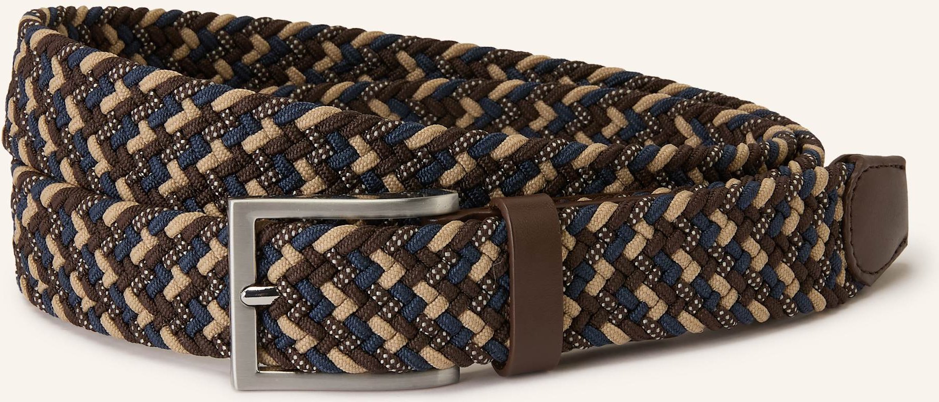 Strokesman's Flechtgürtel braun