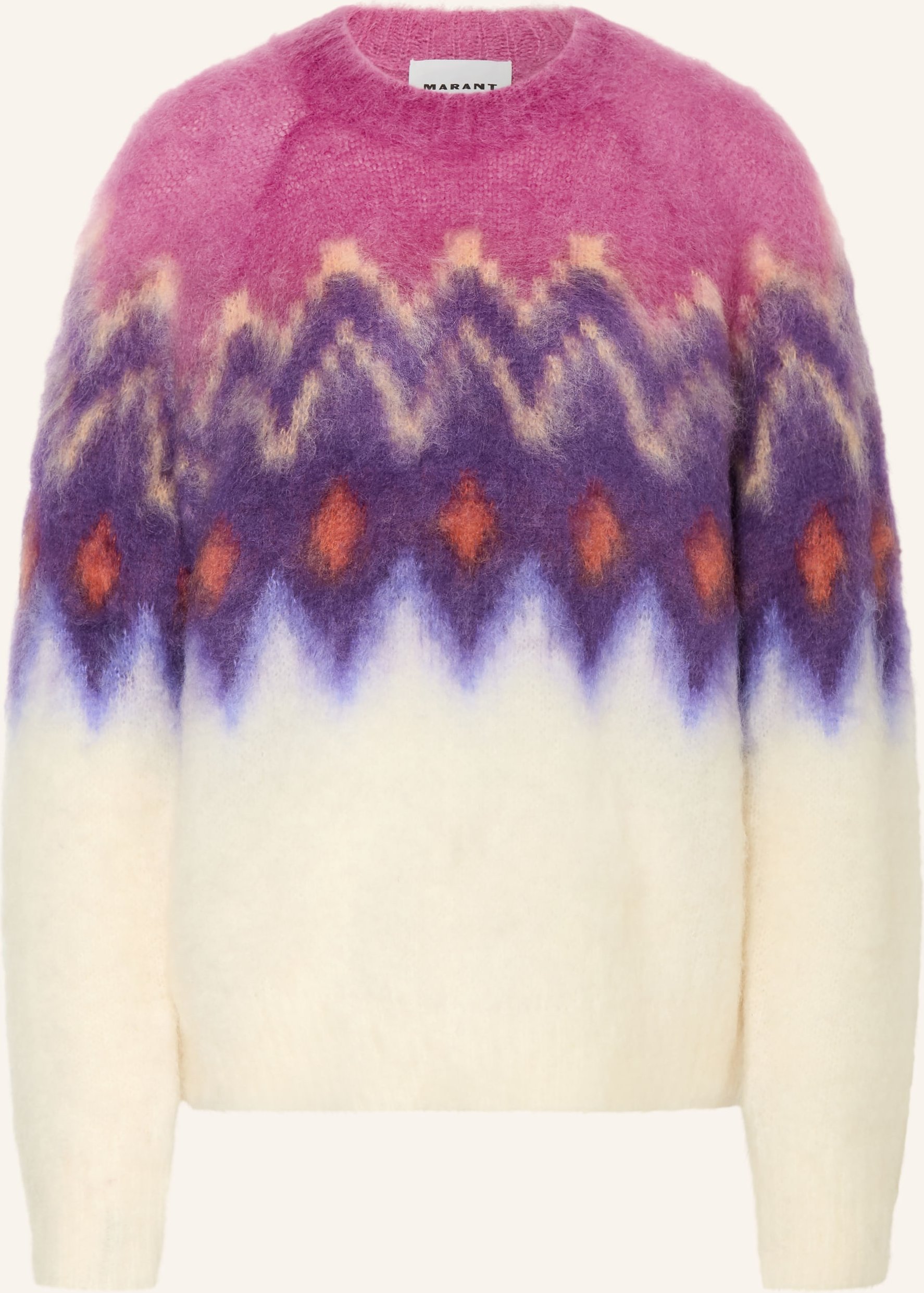 Marant Étoile Oversized-Pullover Ambre Mit Mohair pink