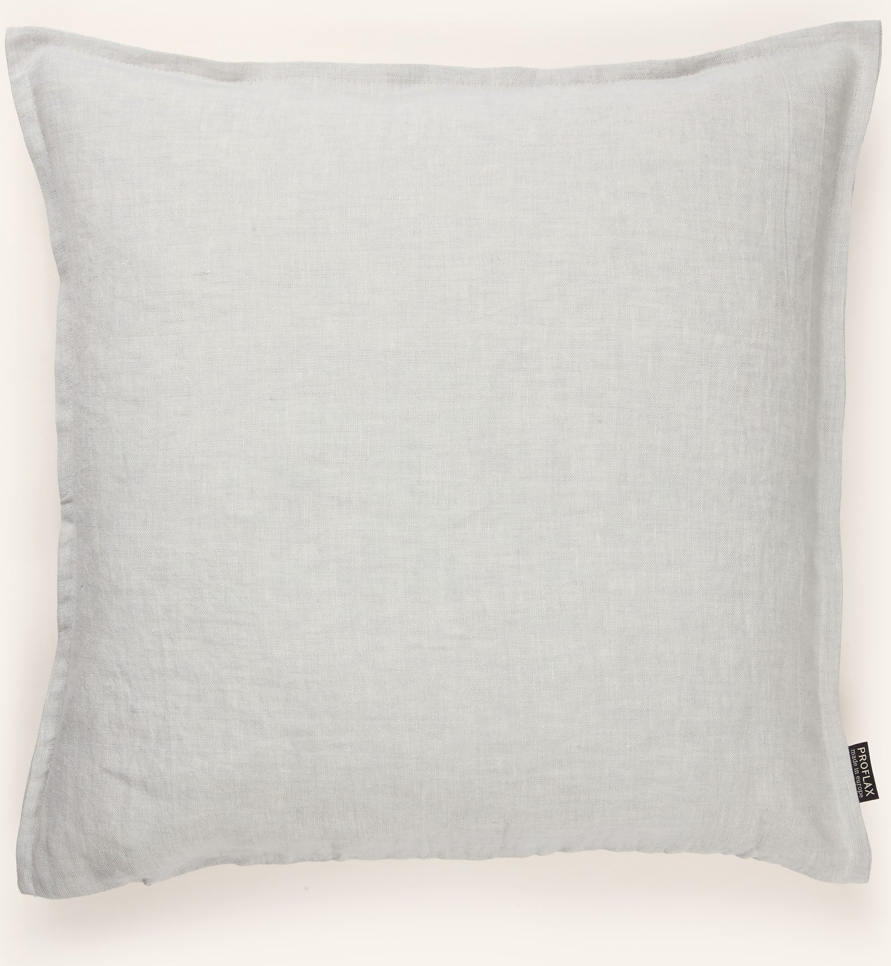Proflax Dekokissenhülle Aus Leinen grau